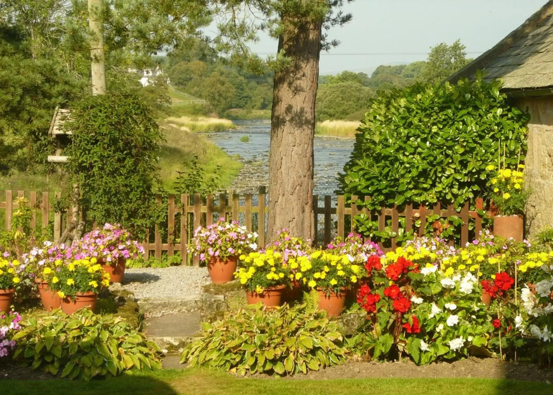 Garden in Blackaddie House Hotel