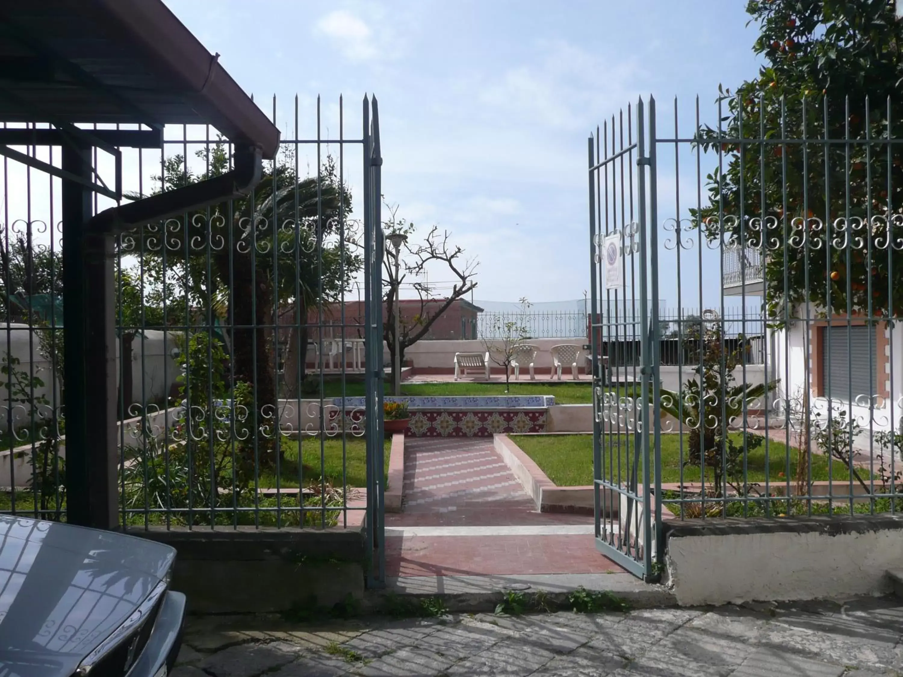 Facade/entrance in Garden House