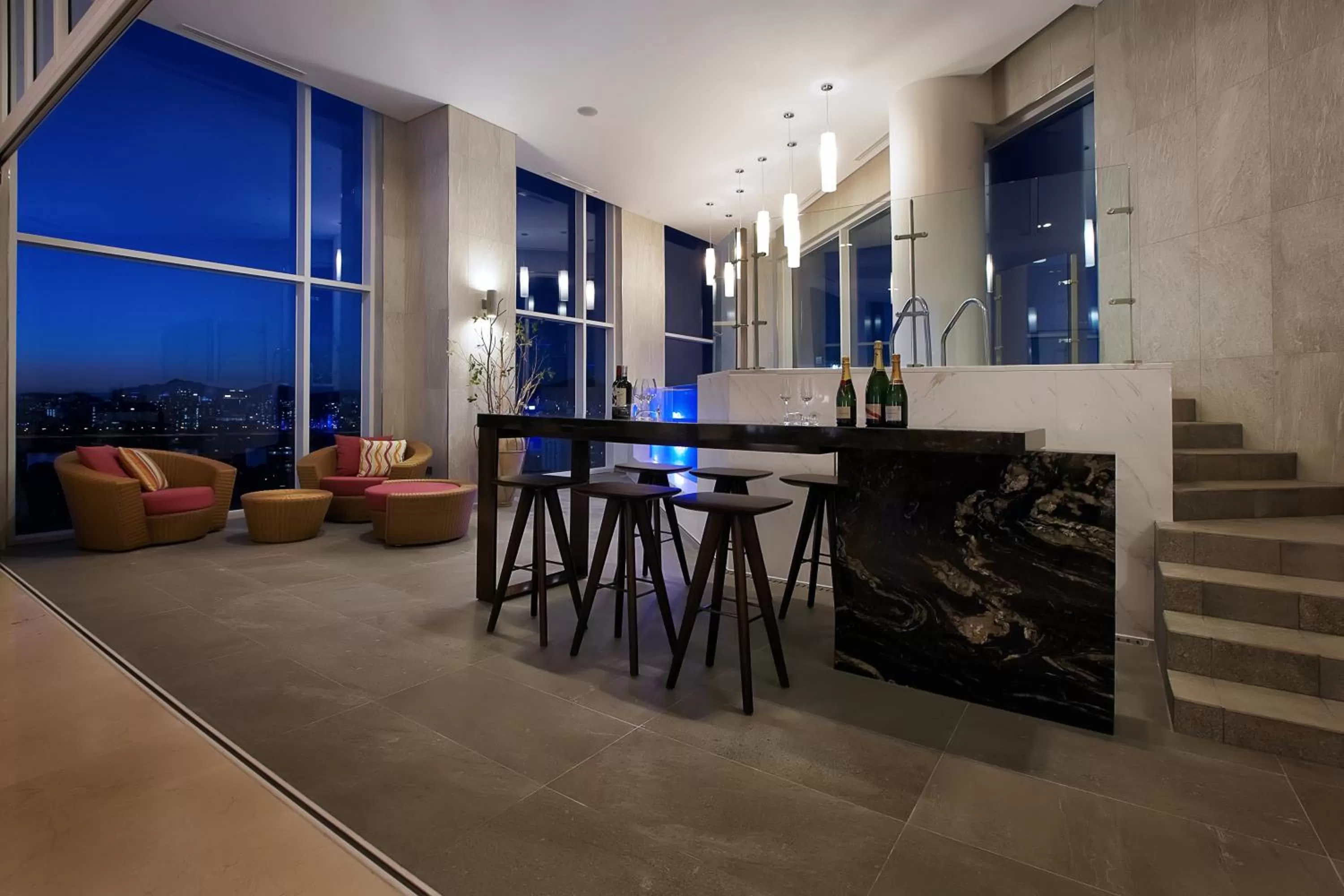 Living room in Hotel Entra Gangnam