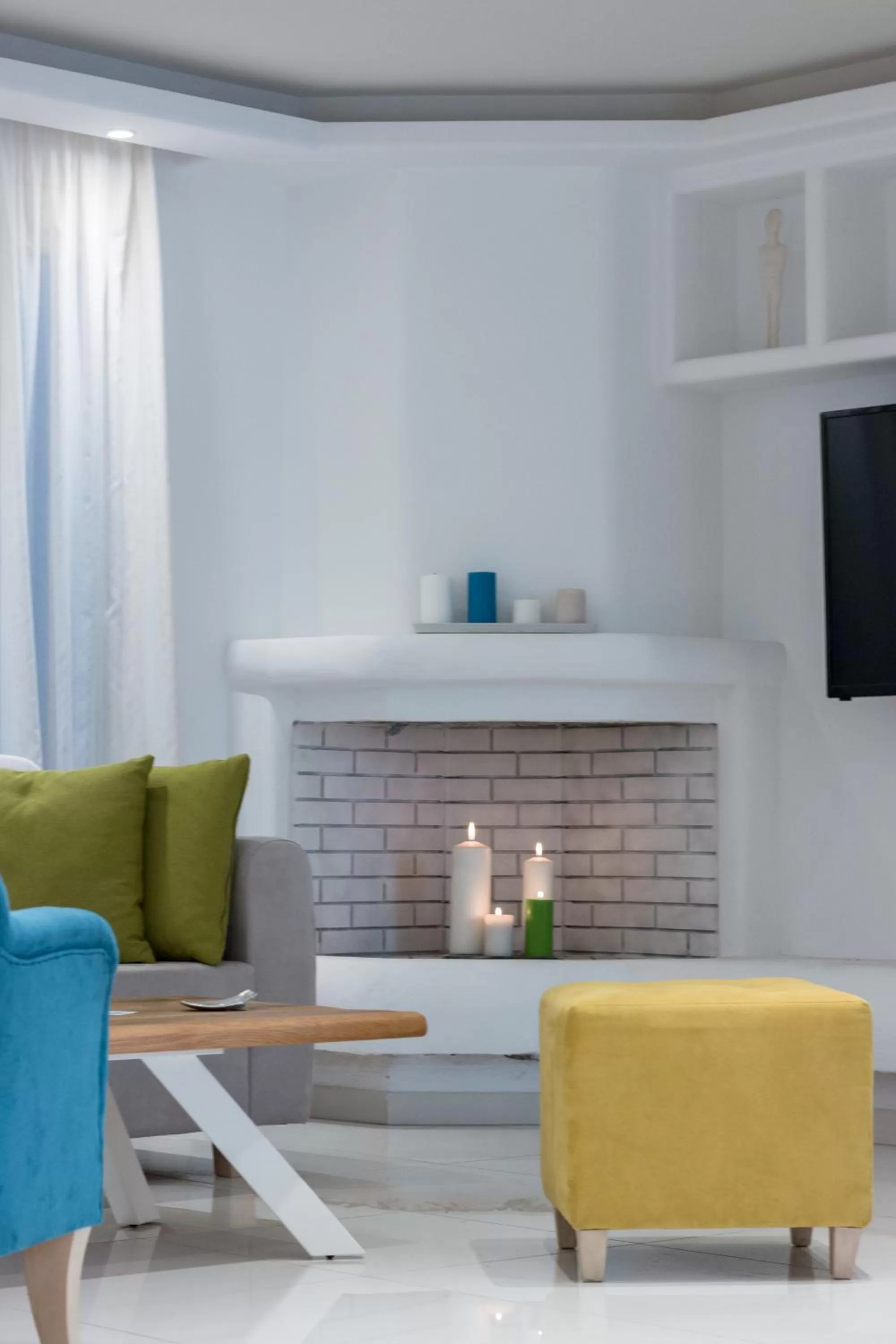 Communal lounge/ TV room in Polis of Naxos