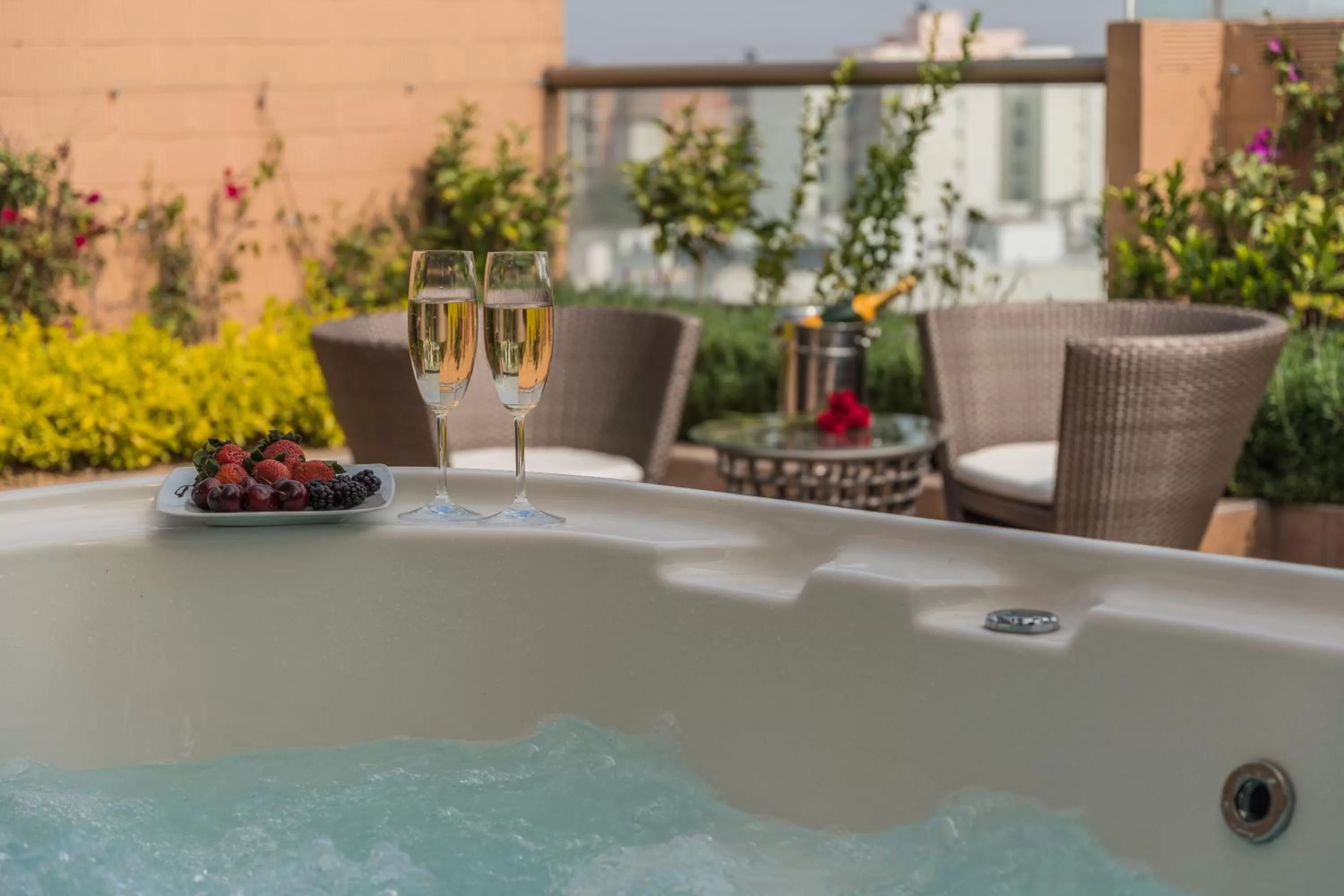 Balcony/Terrace in Suites Perisur Apartamentos Amueblados