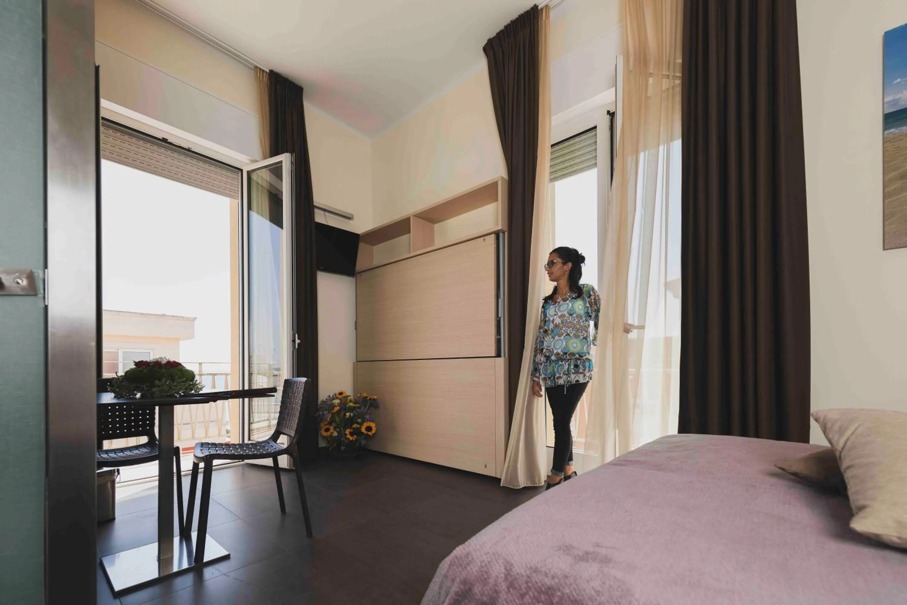 Bed in Hotel 33 Baroni