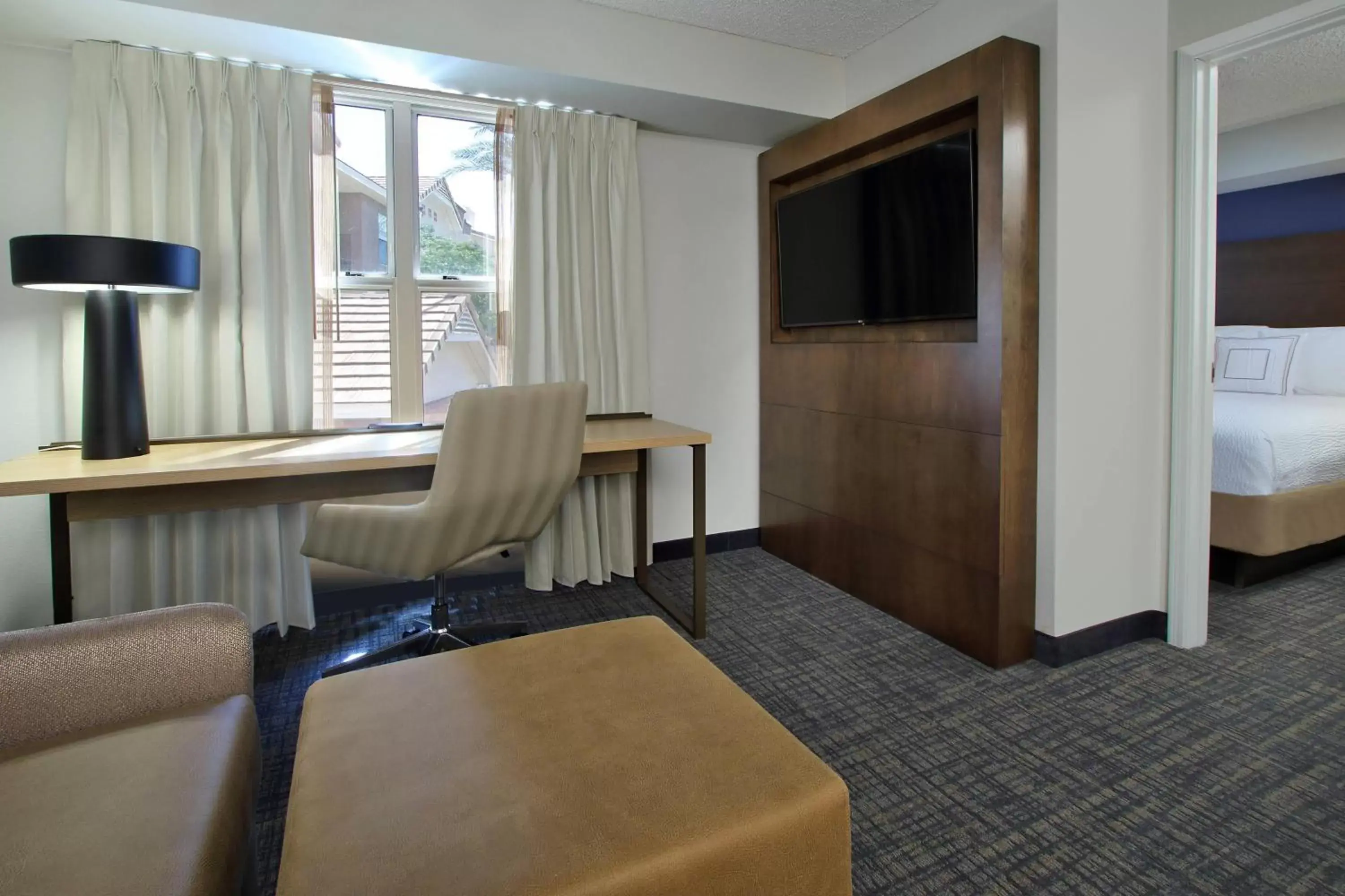 Bedroom, TV/Entertainment Center in Residence Inn Scottsdale North