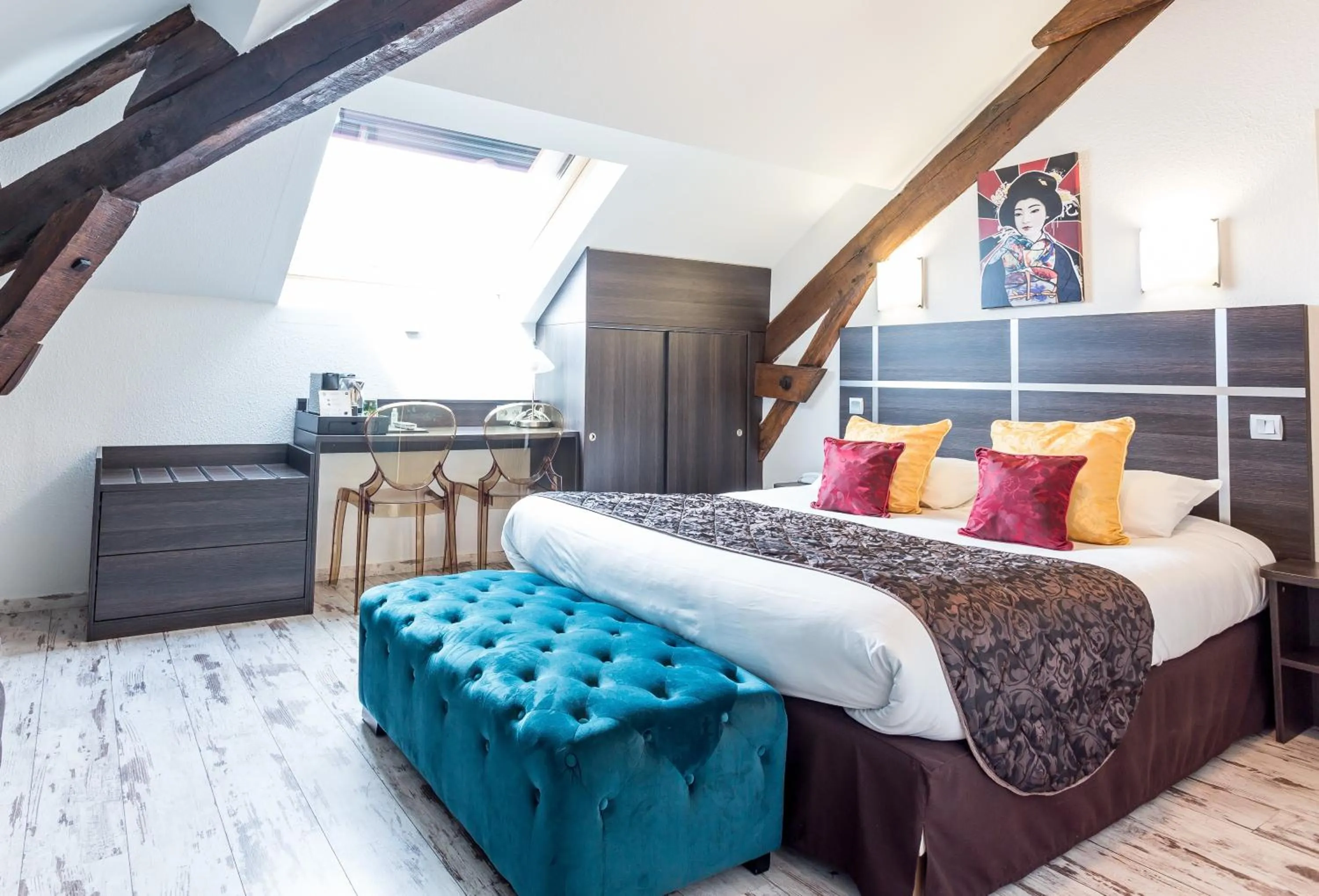 Bed in Hotel Le Centre