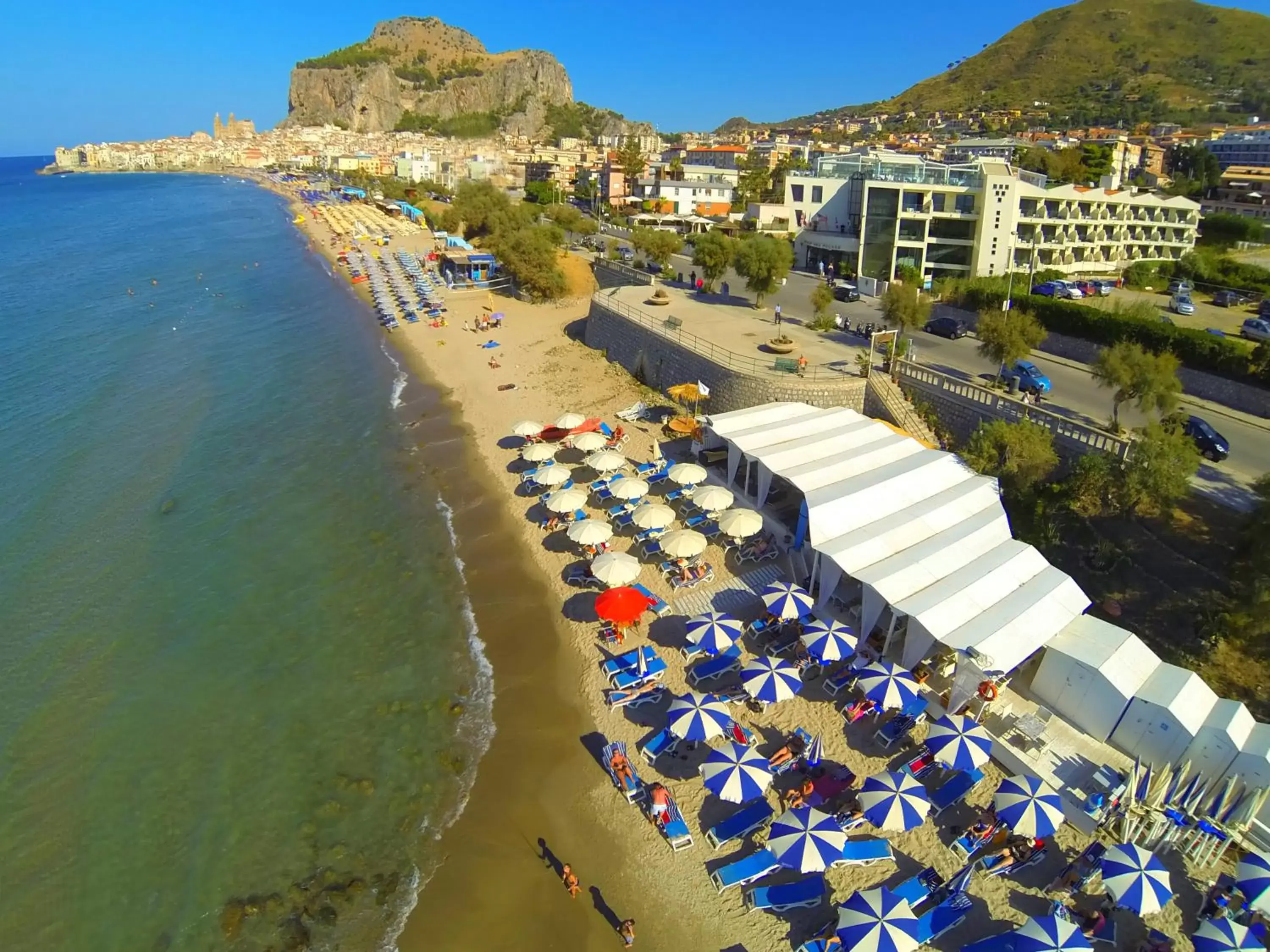 Bird's eye view, Bird's-eye View in Cefalù Sea Palace