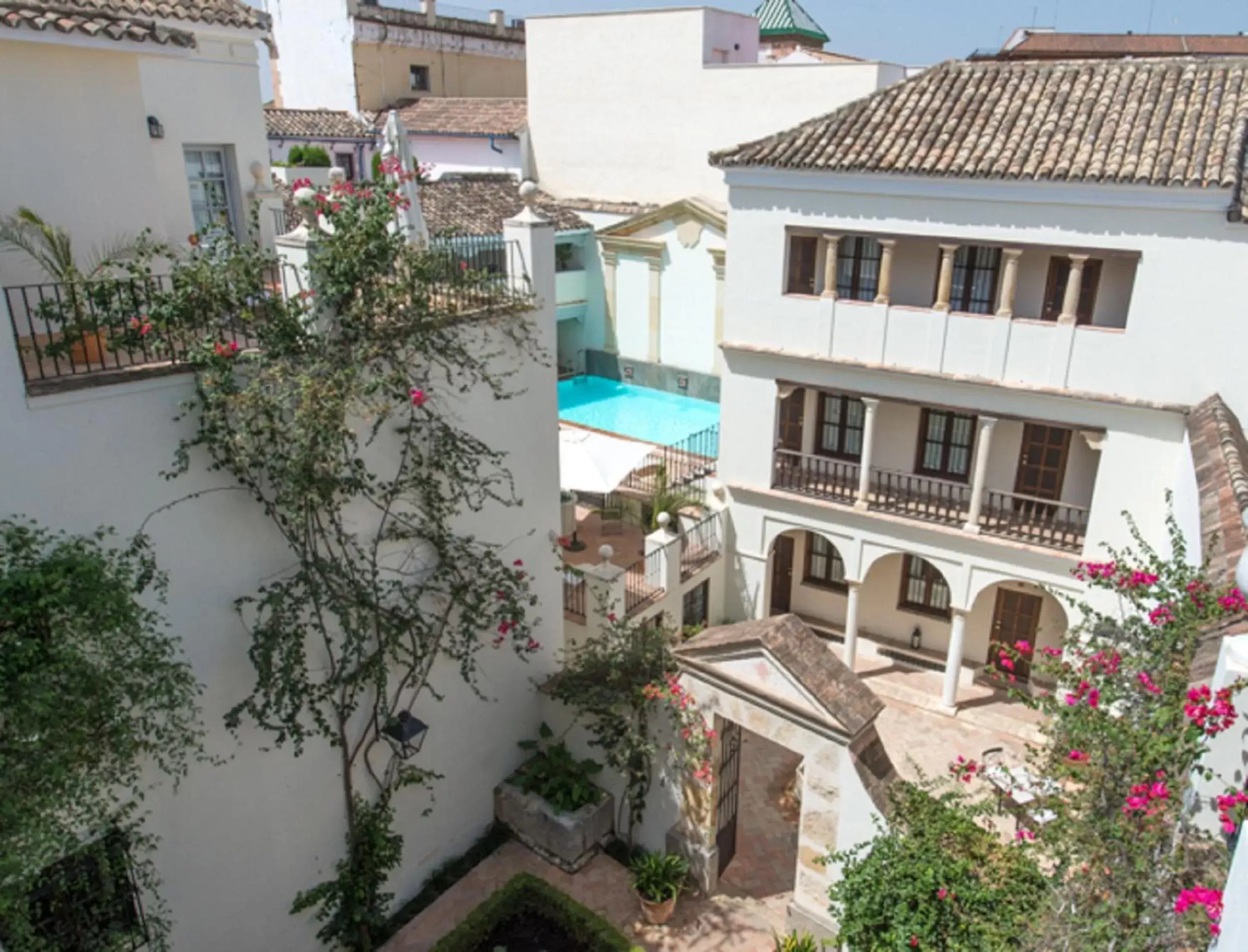 Bird's eye view, Pool View in Las Casas de la Judería de Córdoba