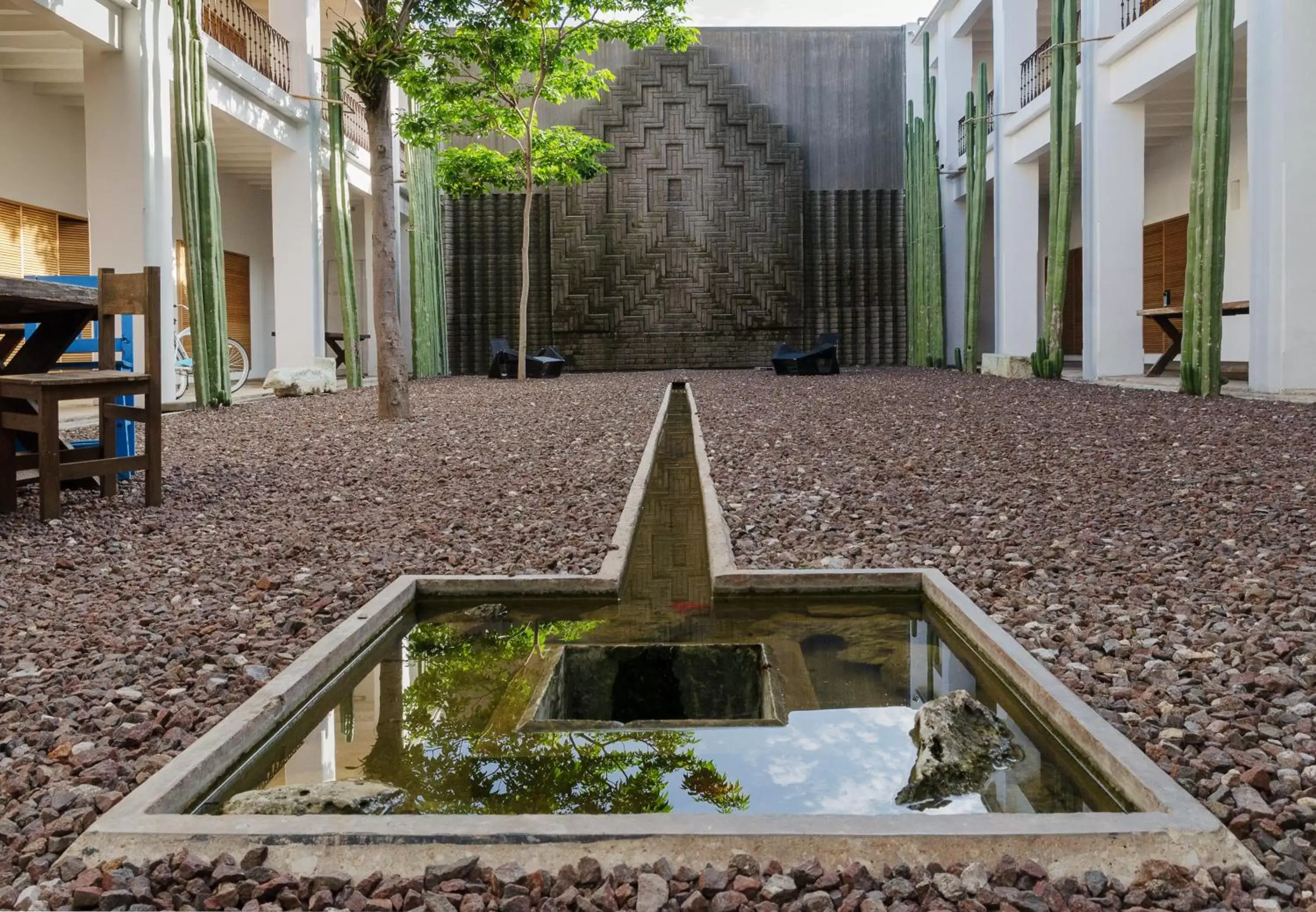 Patio in Hotel Azul de Oaxaca