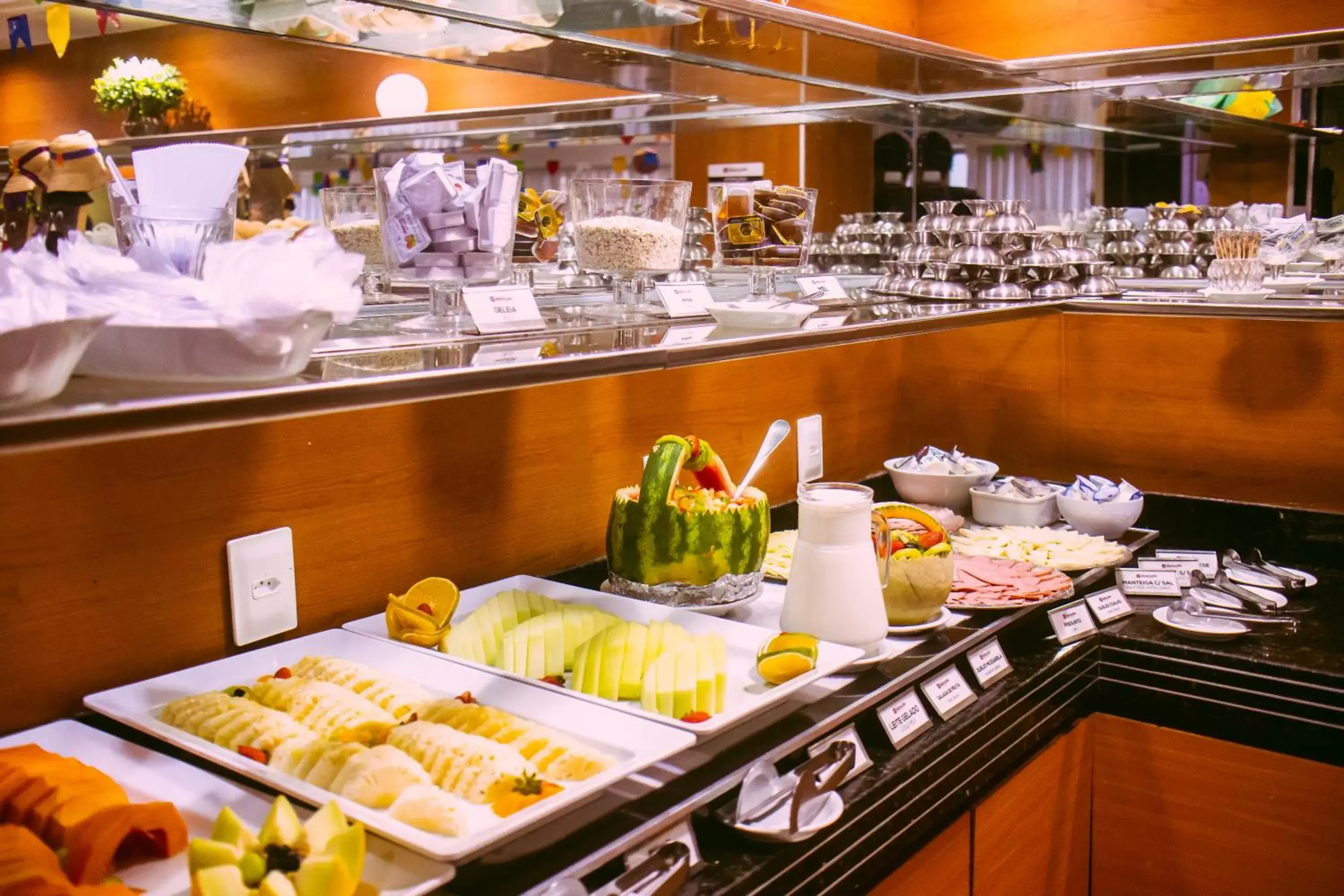 Buffet breakfast in Euro Suite Recife Boa Viagem