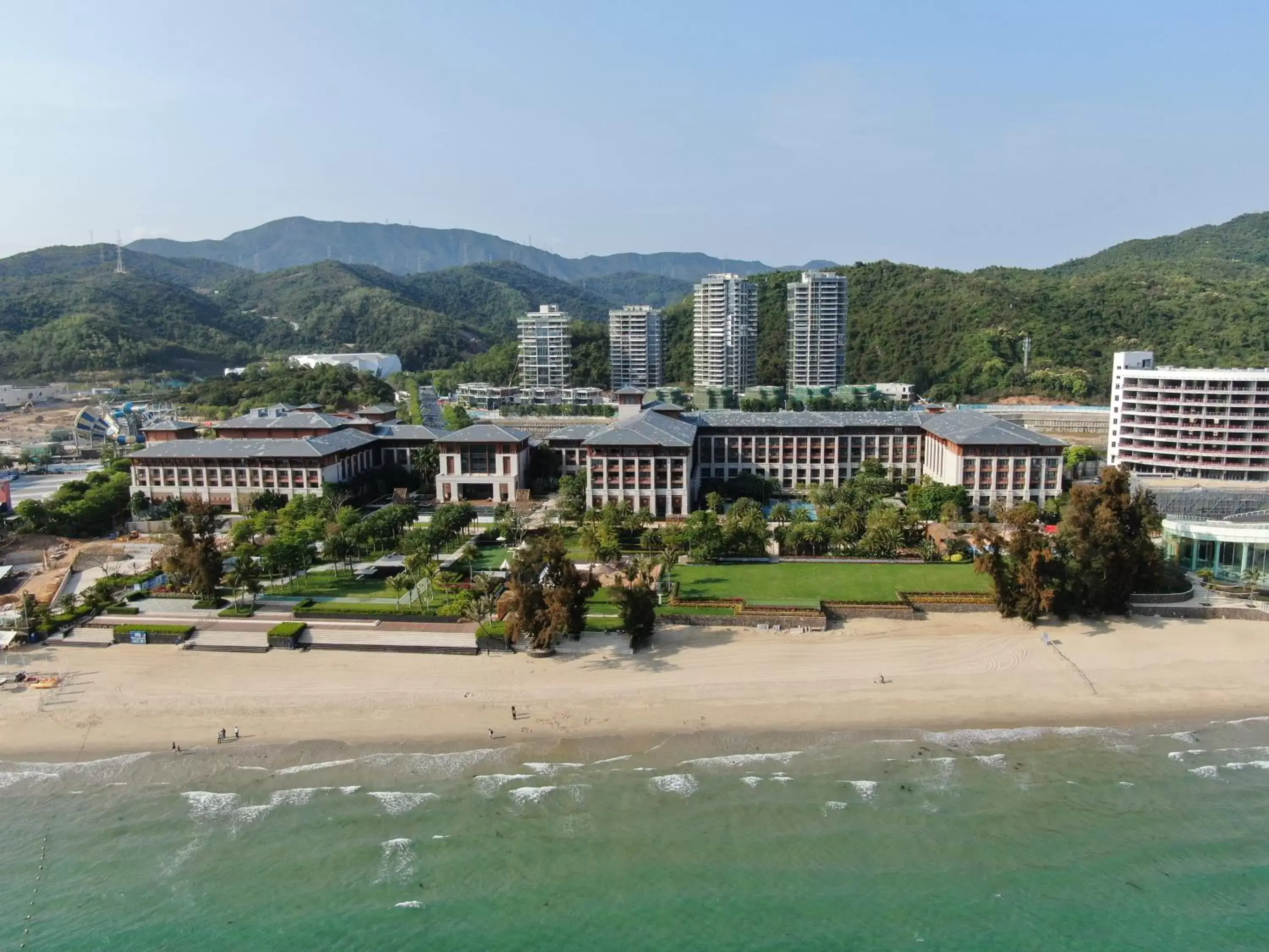 Bird's eye view in Shenzhen Marriott Hotel Golden Bay