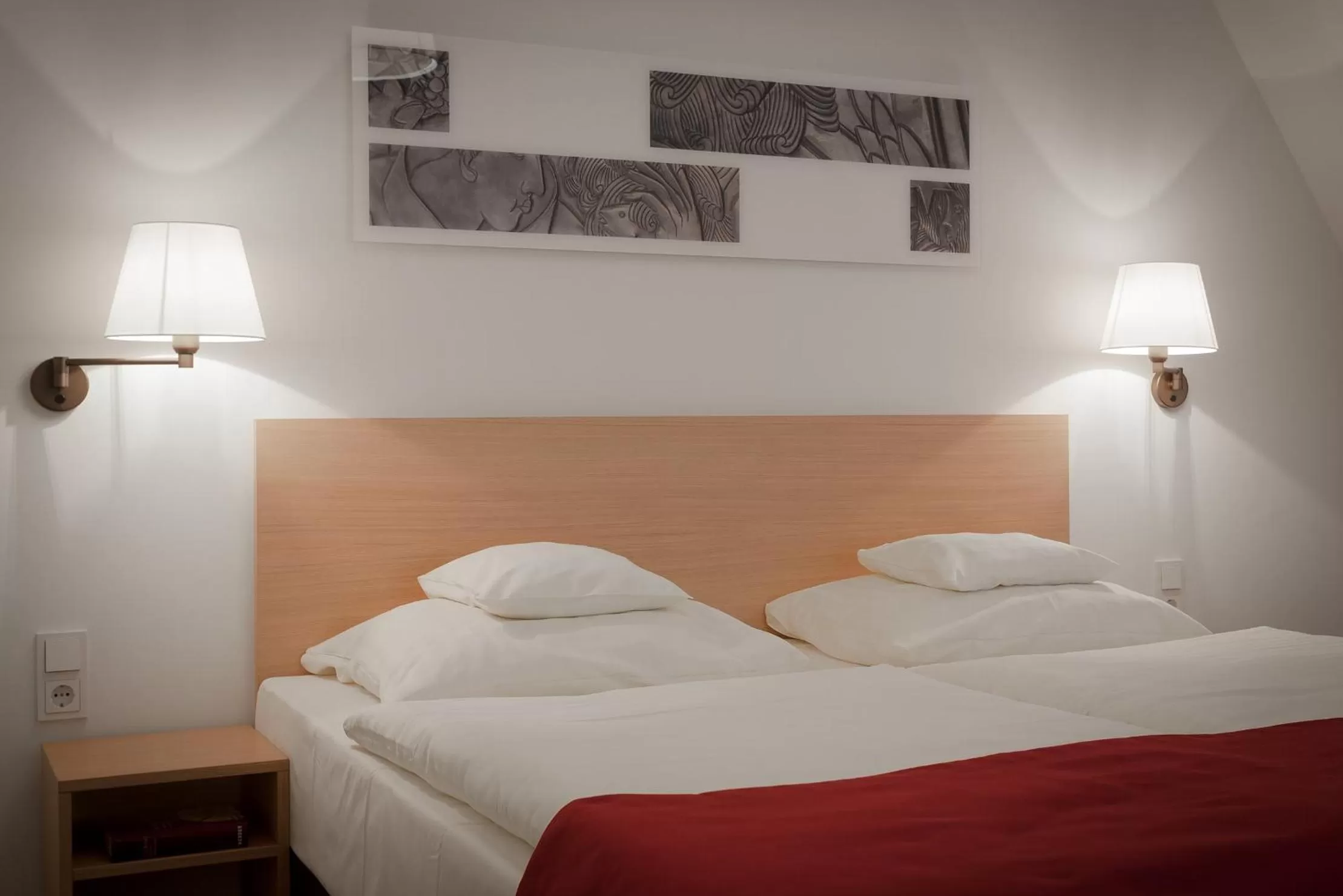 Bedroom, Bed in Kardinal Schulte Haus