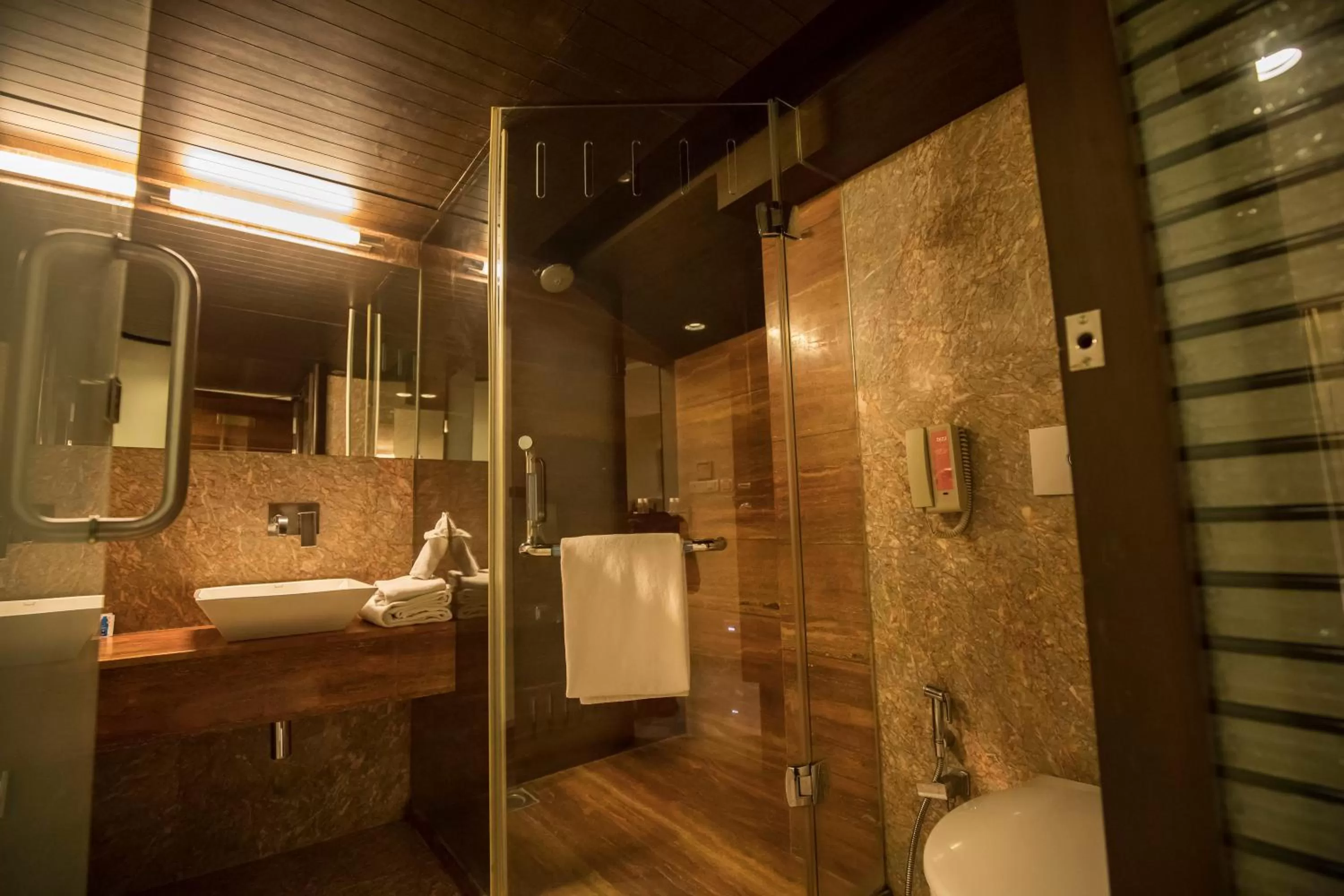 Shower in Bizz The Hotel