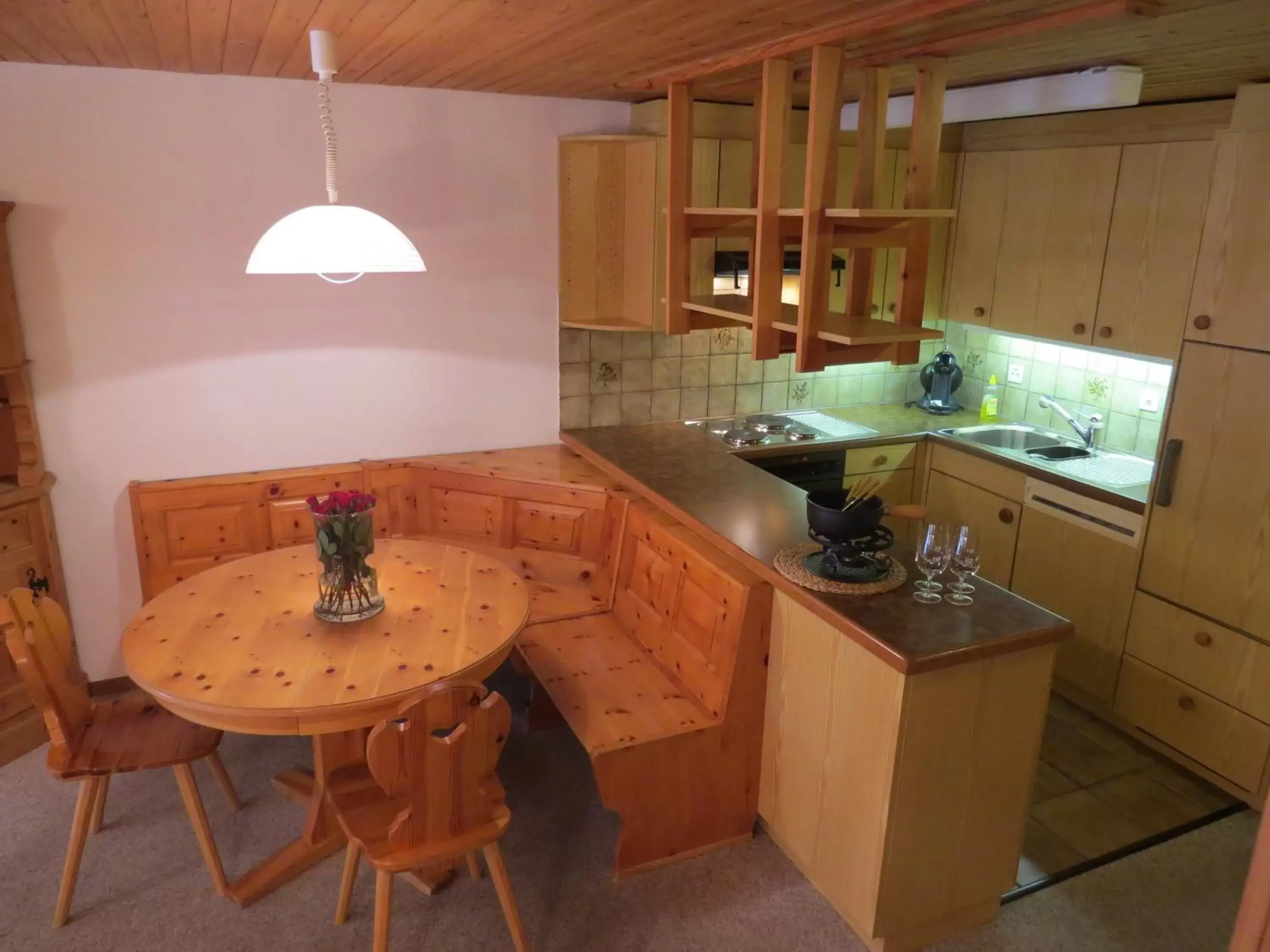 Living room, Kitchen/Kitchenette in Hof Arosa