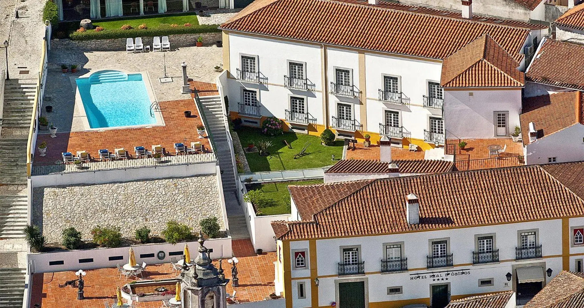 Property building in Hotel Real d Obidos Property building in Hotel Real d Obidos