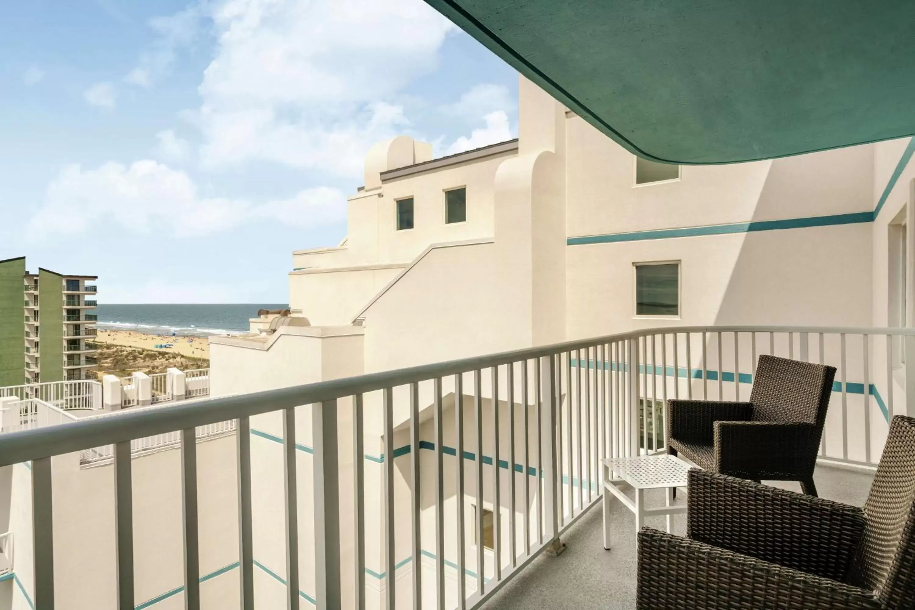 View (from property/room), Balcony/Terrace in DoubleTree by Hilton Ocean City Oceanfront