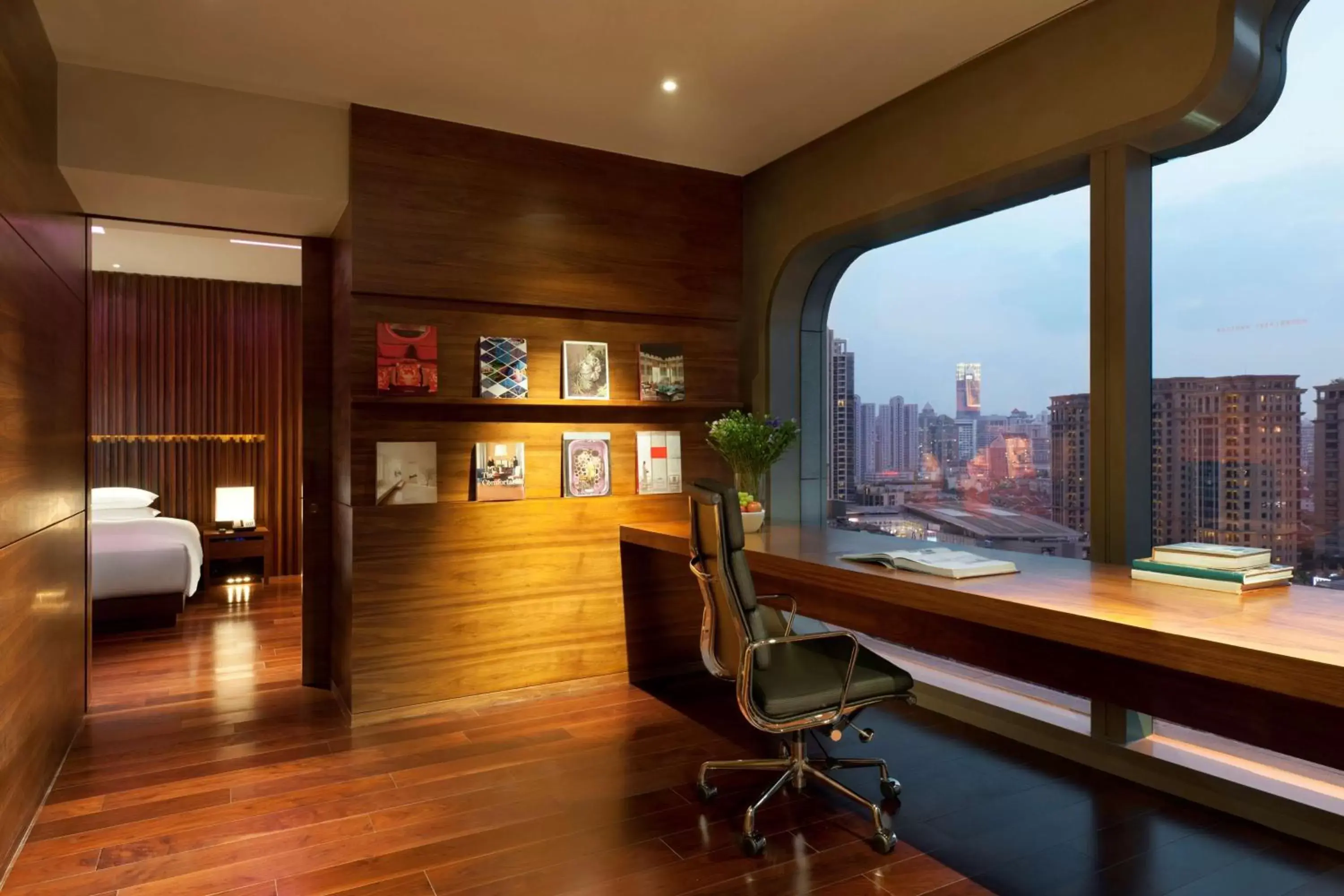 Photo of the whole room, Bed in Andaz Xintiandi, Shanghai, By Hyatt Photo of the whole room, Bed in Andaz Xintiandi, Shanghai, By Hyatt