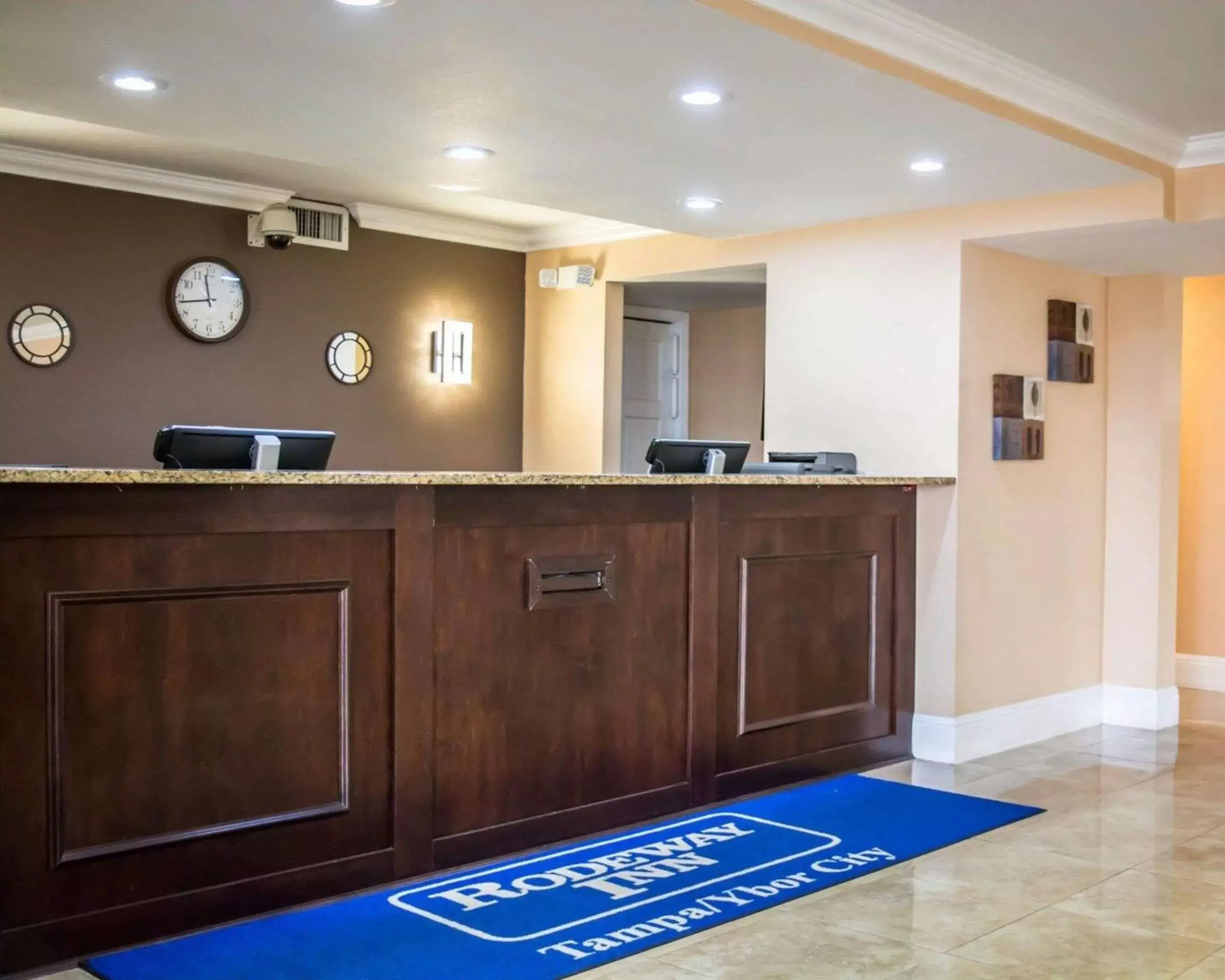 Lobby or reception, Lobby/Reception in Rodeway Inn Near Ybor City - Casino