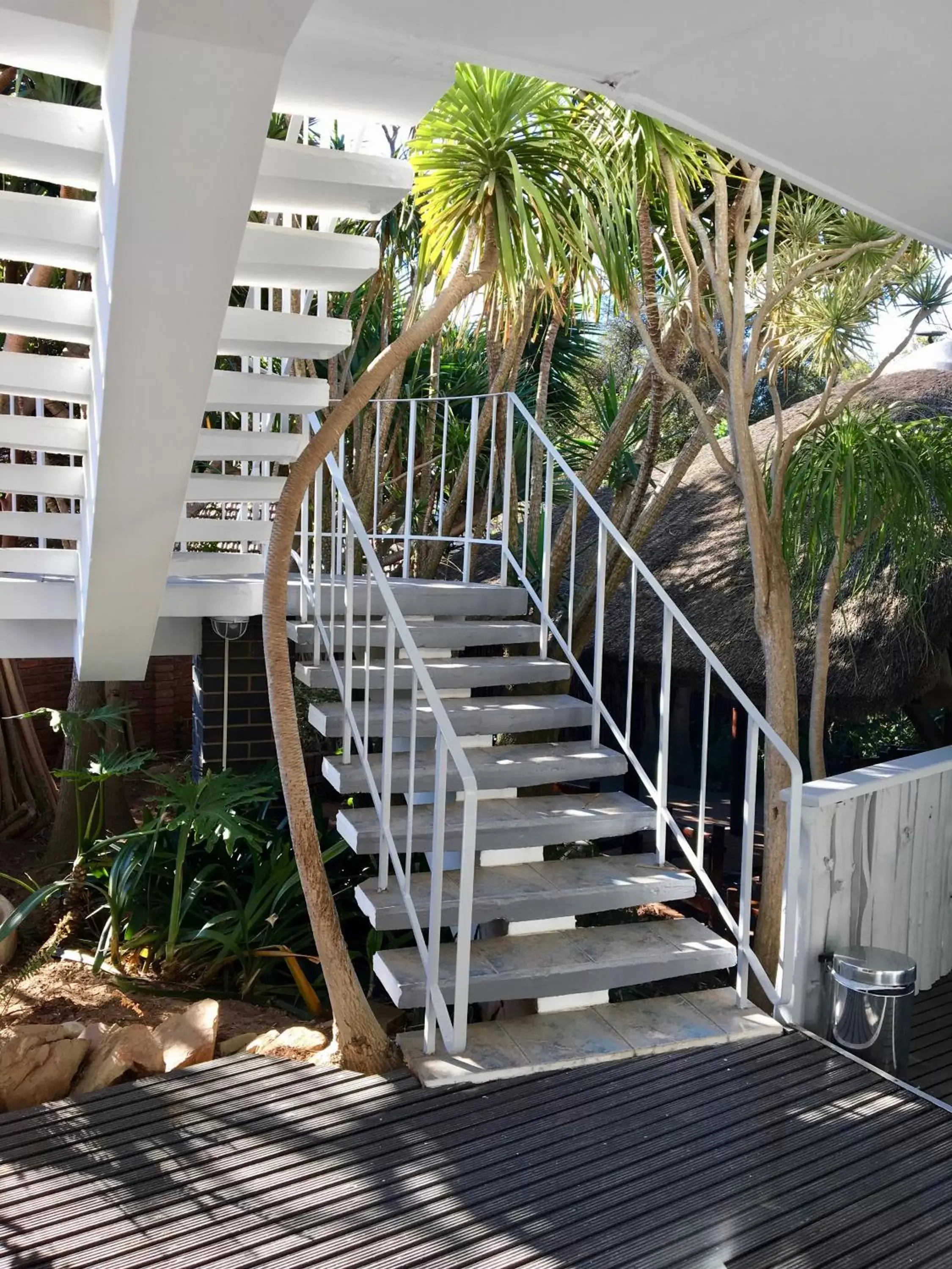 Garden view in La Mer Guesthouse