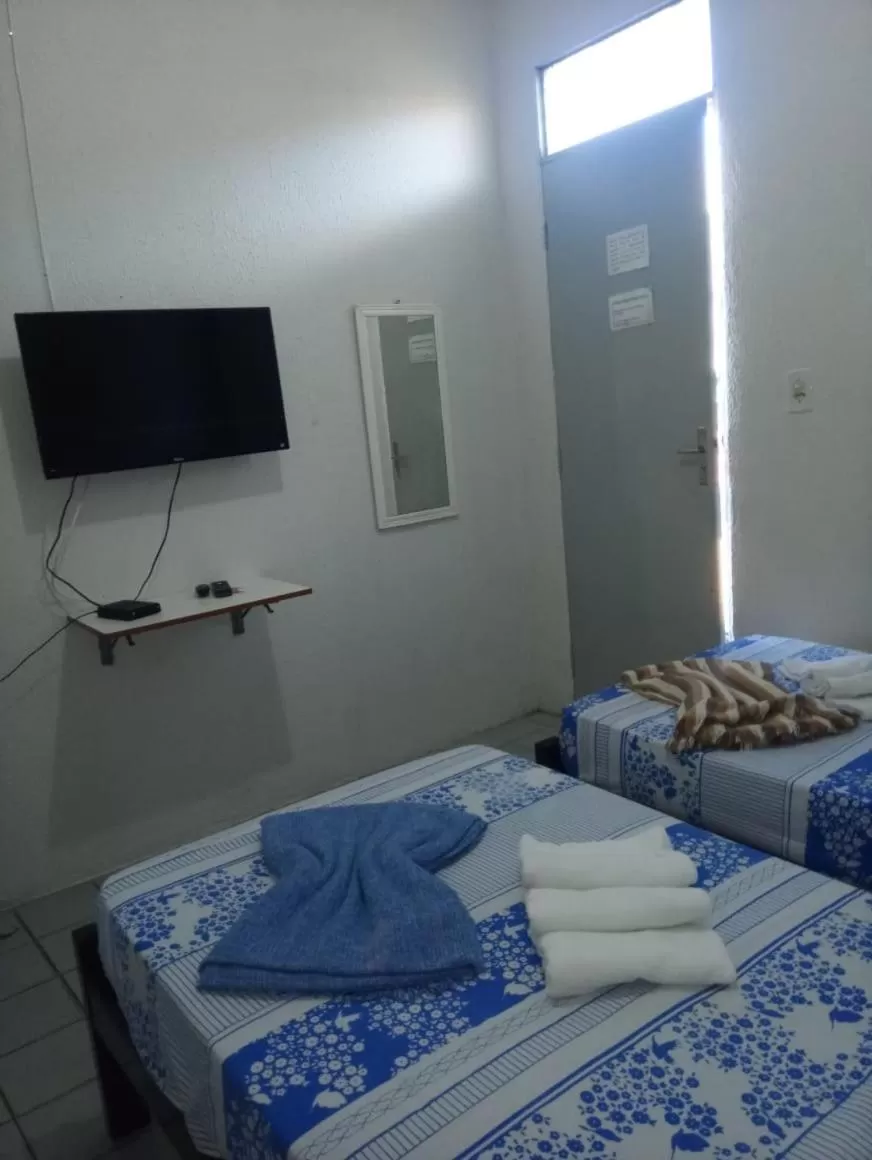 Bed in Pousada Atlantico Centro - Fortaleza