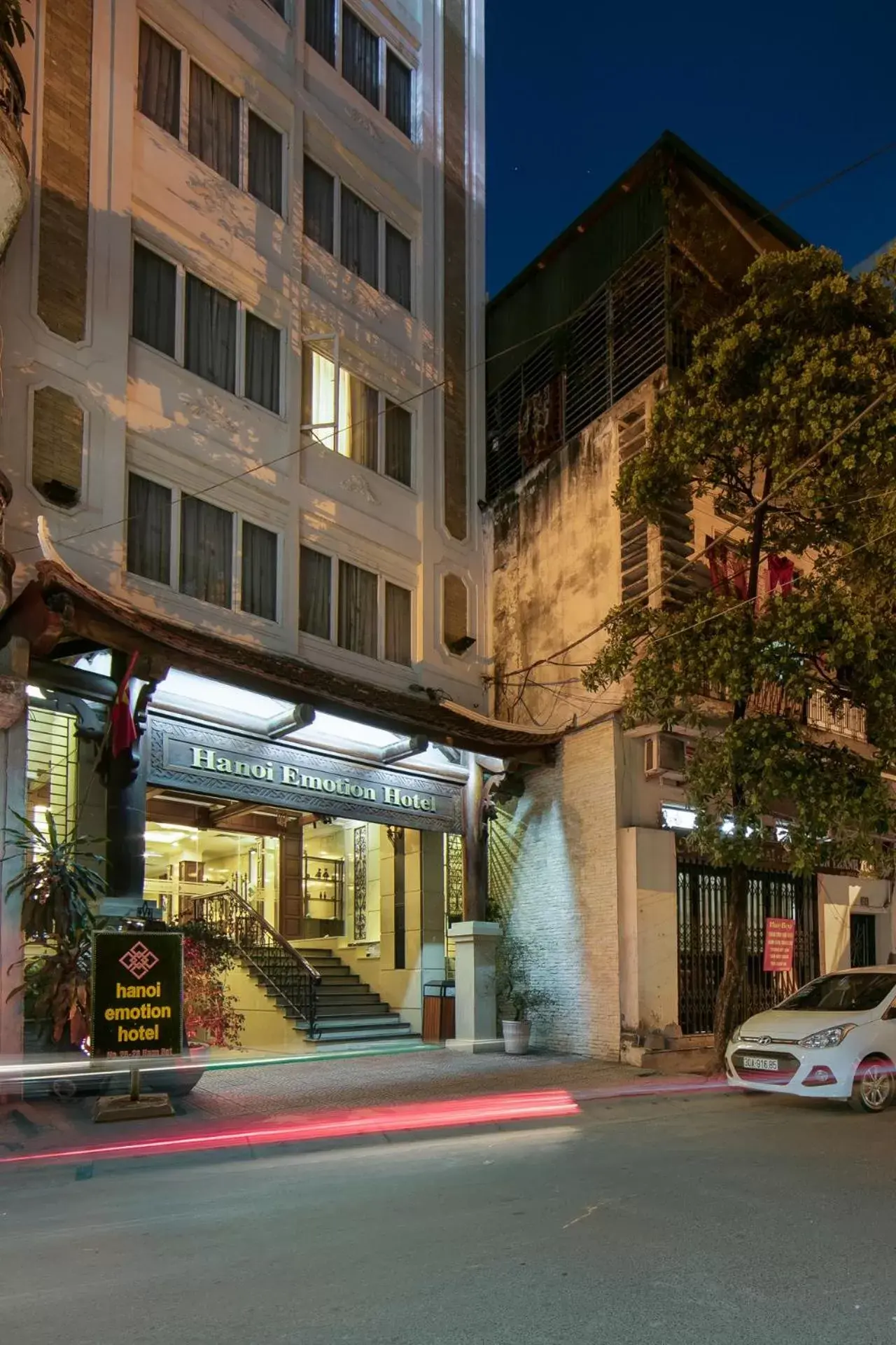 Facade/entrance, Property Building in Hanoi Emotion Hotel
