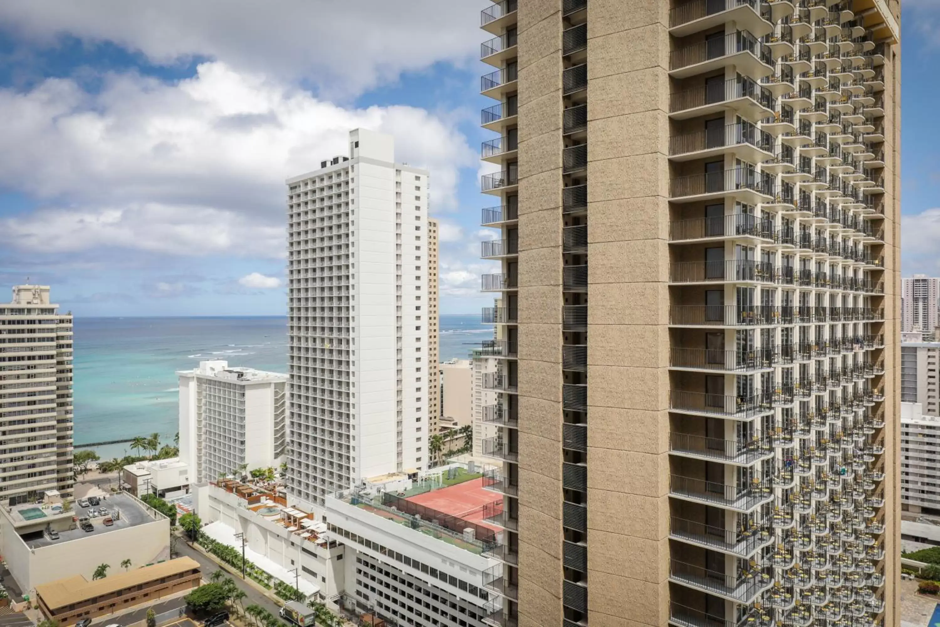 View (from property/room) in Aston at the Waikiki Banyan