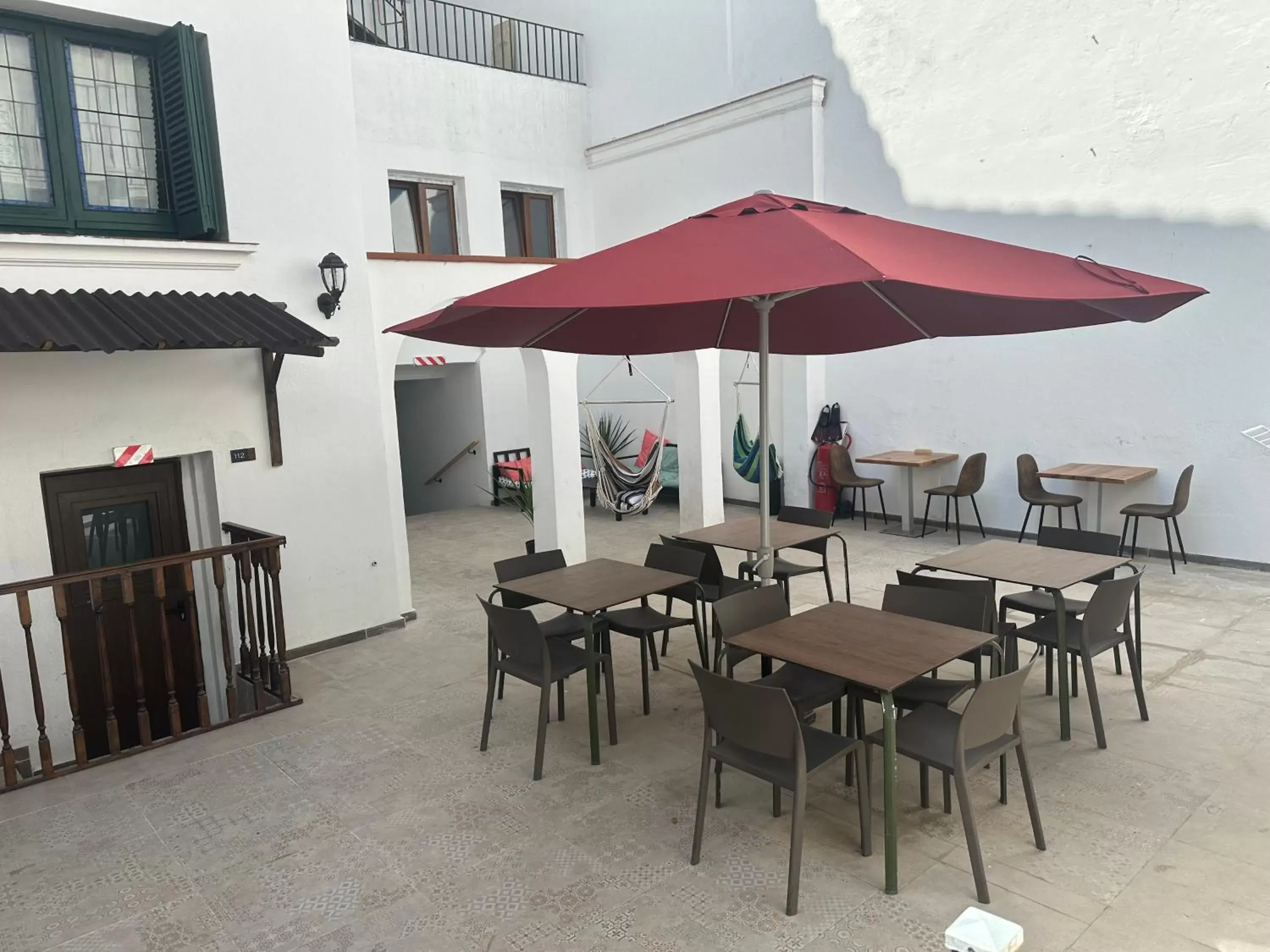 Inner courtyard view, Restaurant/Places to Eat in Vilador Beach Hotel