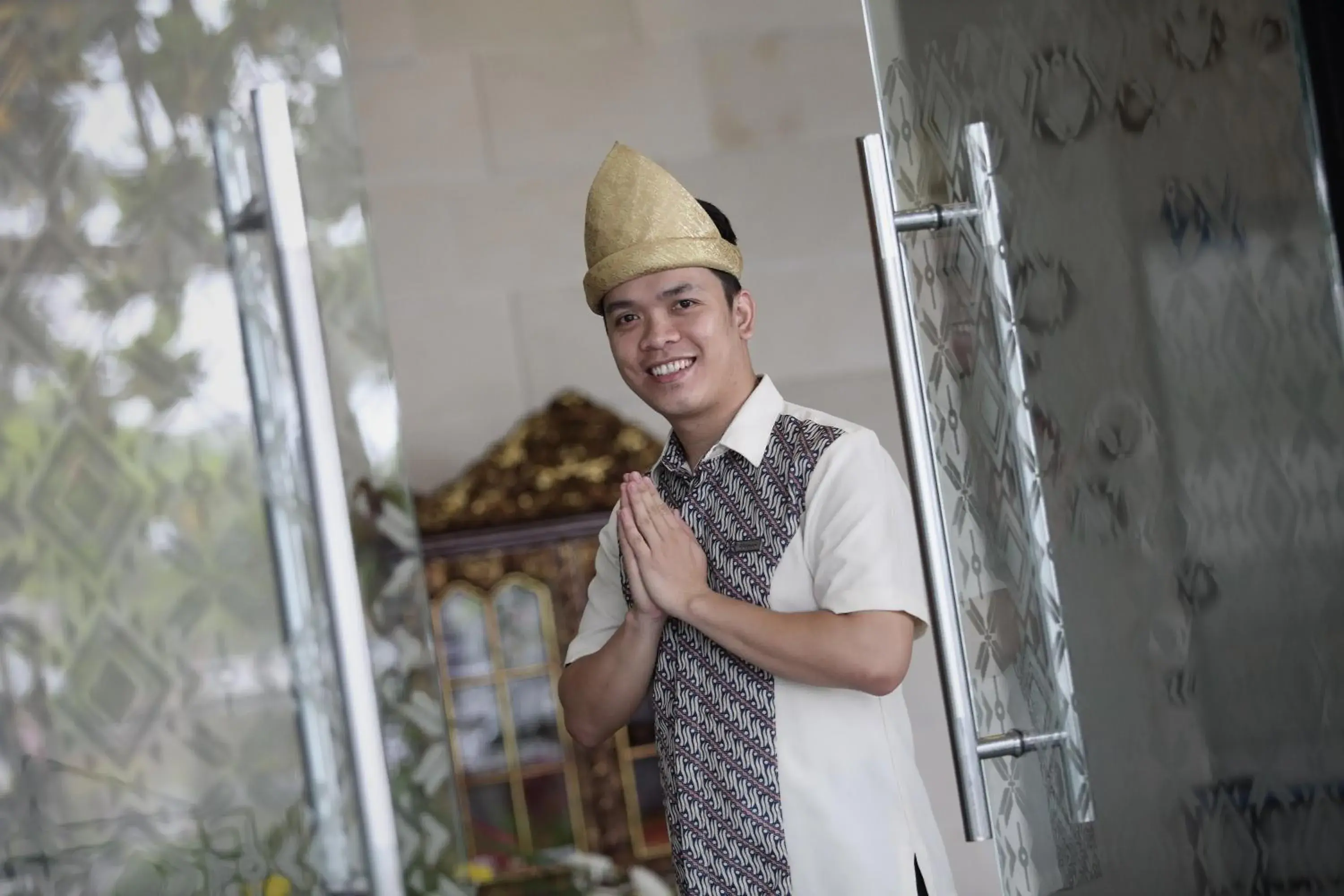 Staff in Batiqa Hotel Palembang