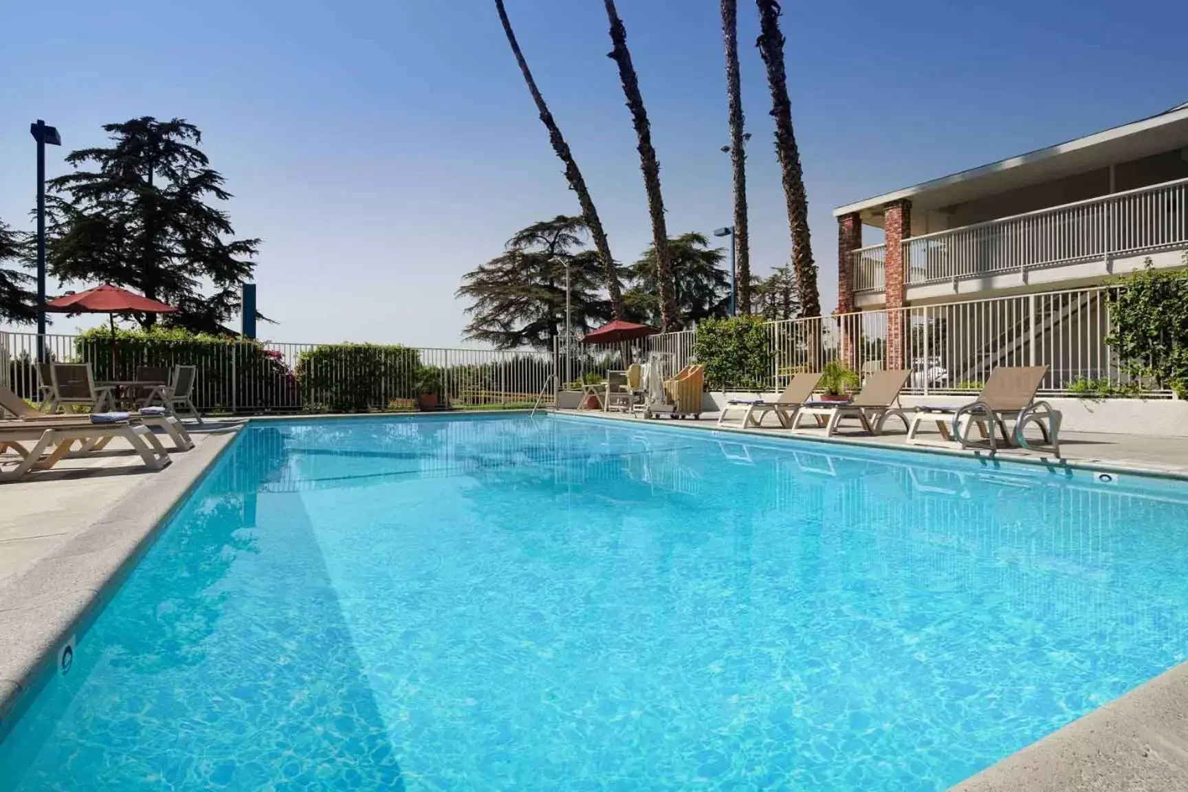 Pool view, Swimming Pool in Motel 6-Arcadia, CA - Los Angeles - Pasadena Area