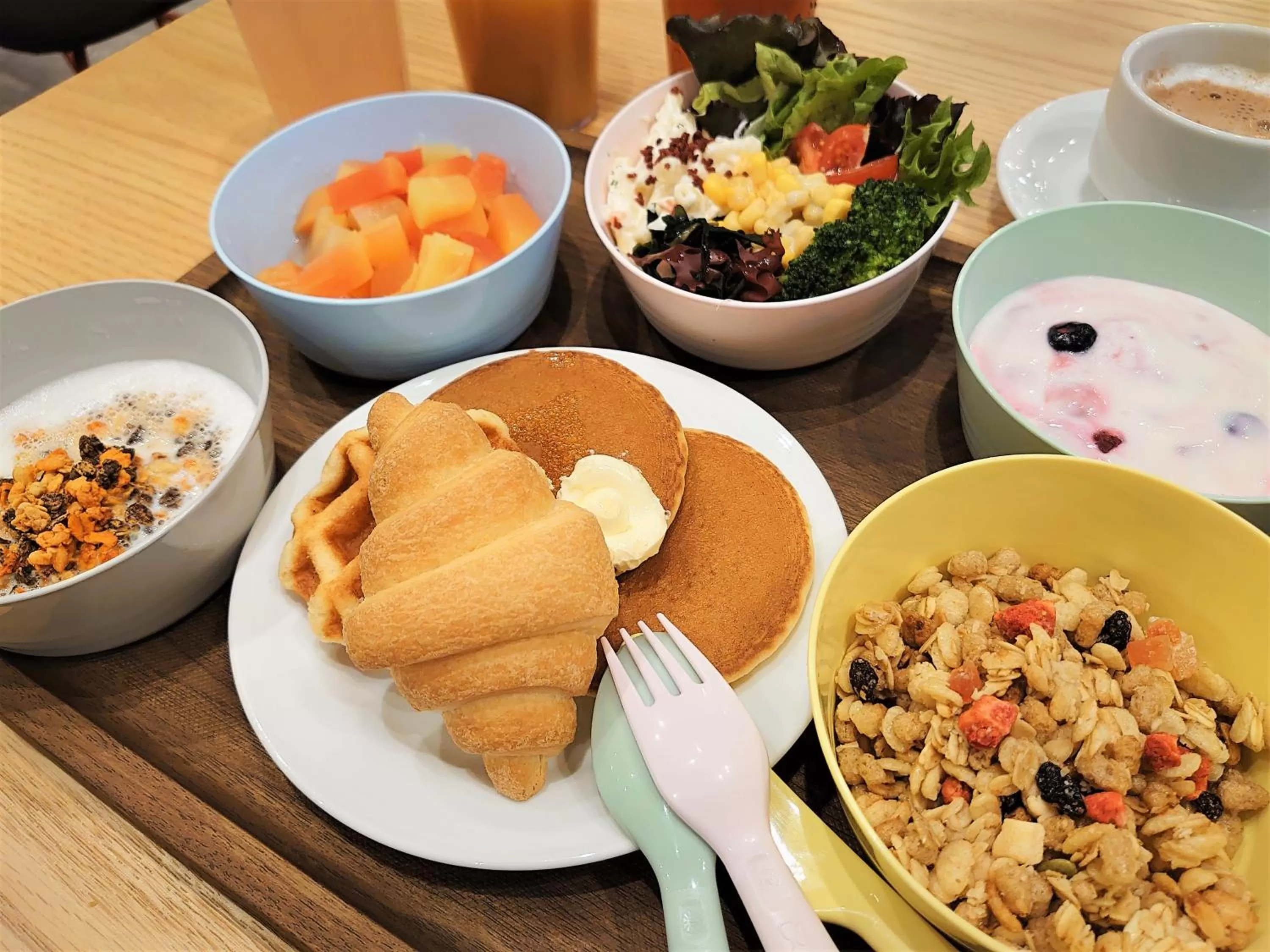 Buffet breakfast in Green Rich Hotel Nagoya Nishiki (Artificial hot spring Futamata Yunohana)