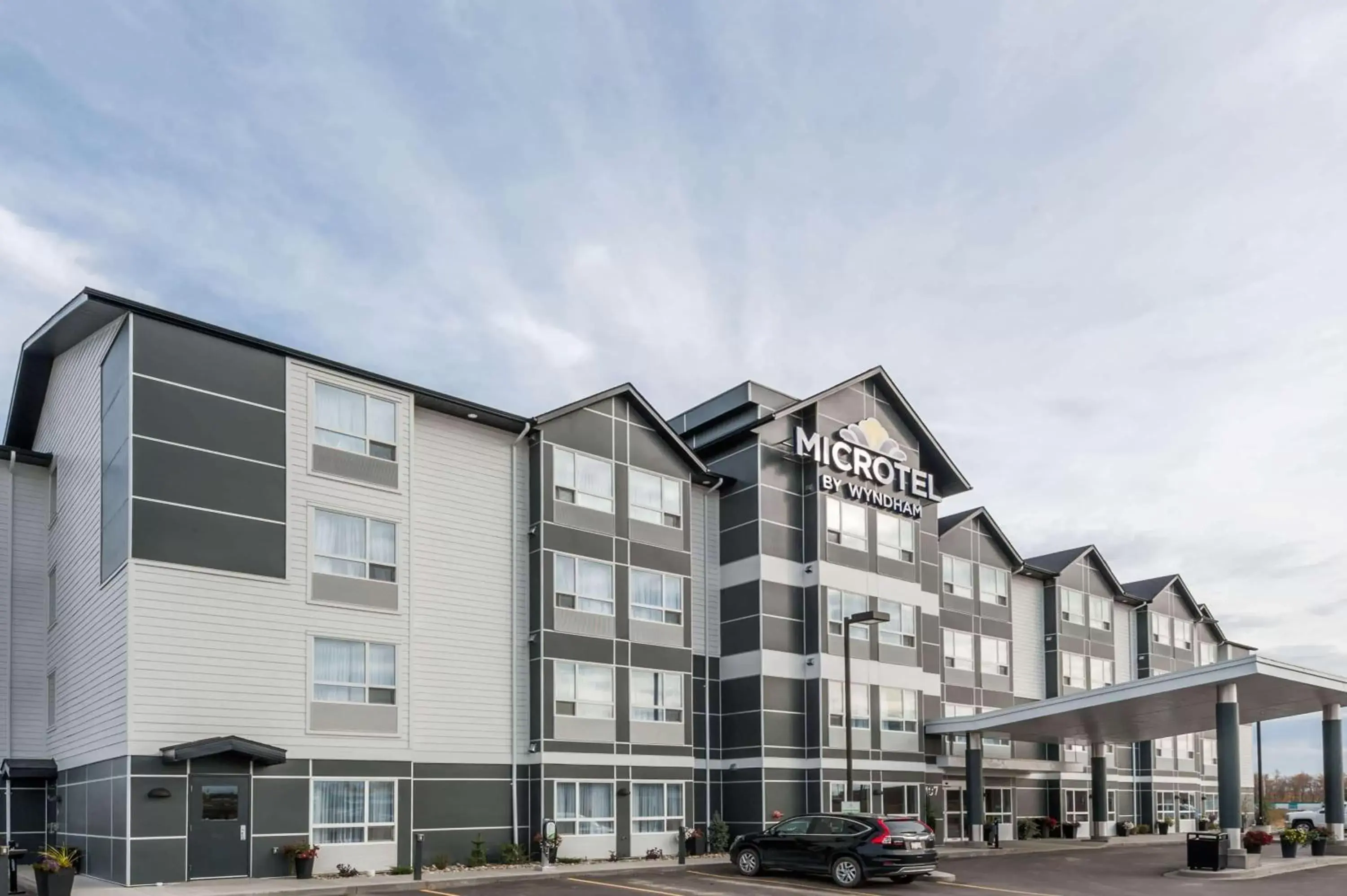 Property building in Microtel Inn & Suites by Wyndham Bonnyville