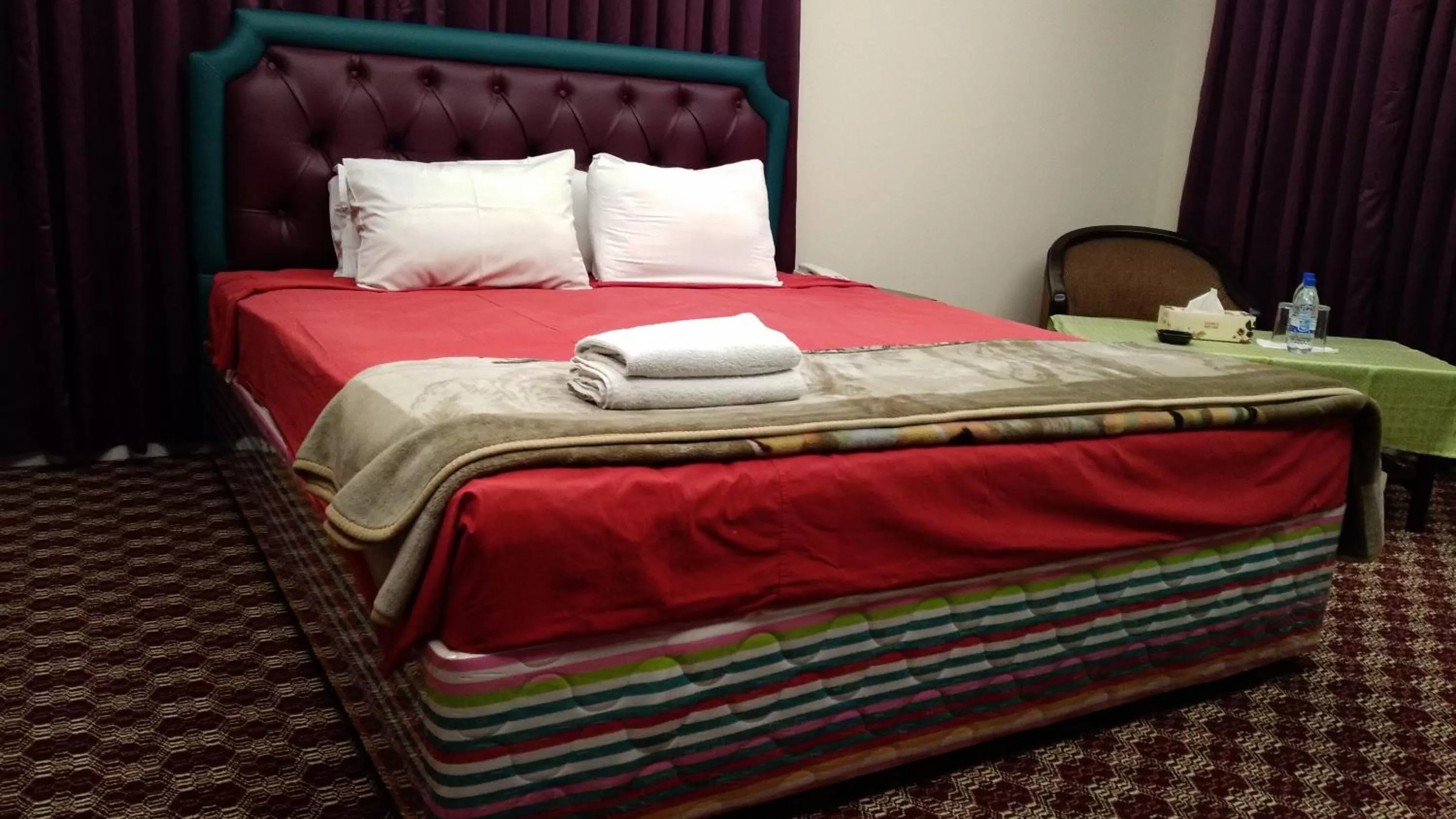 Bed in Center Point Apartment