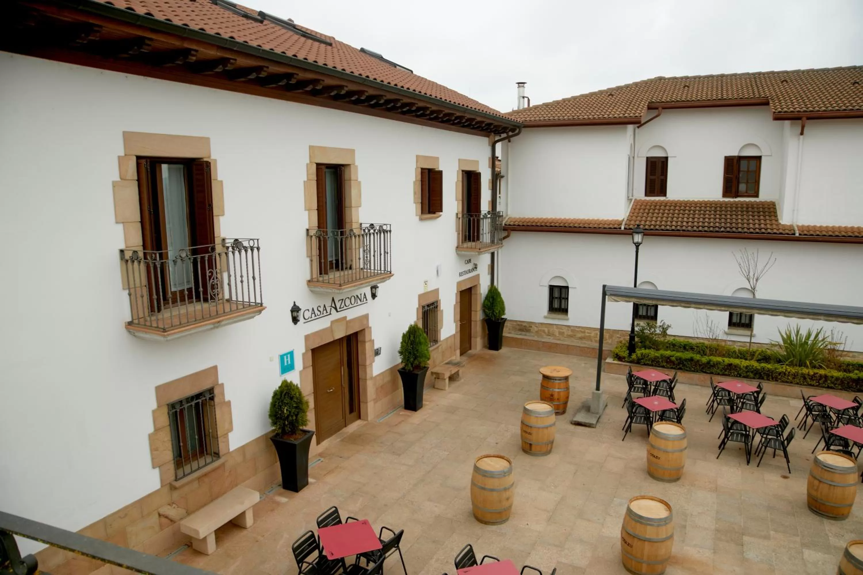 Patio in Hotel Casa Azcona