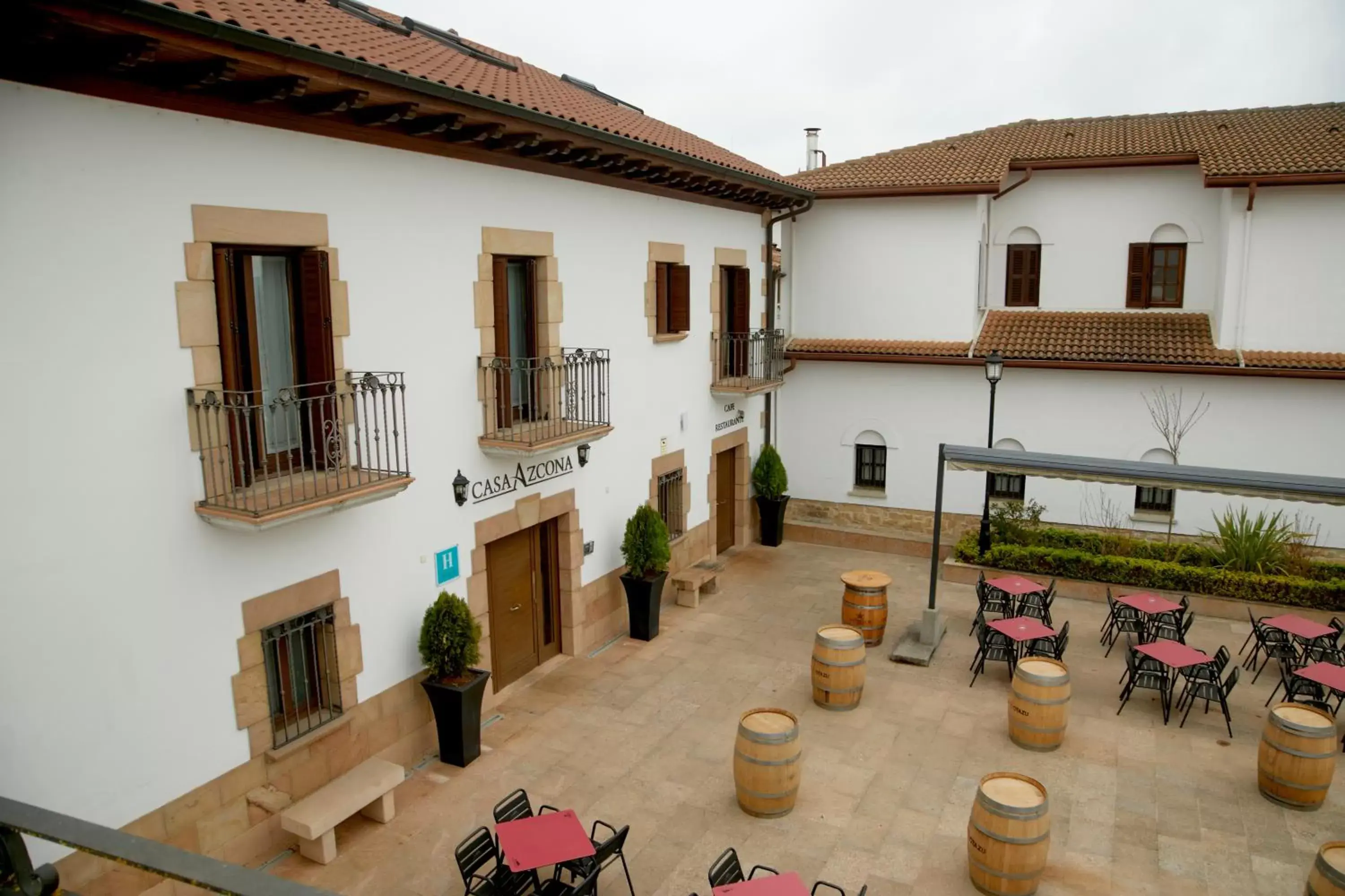 Patio in Hotel Casa Azcona