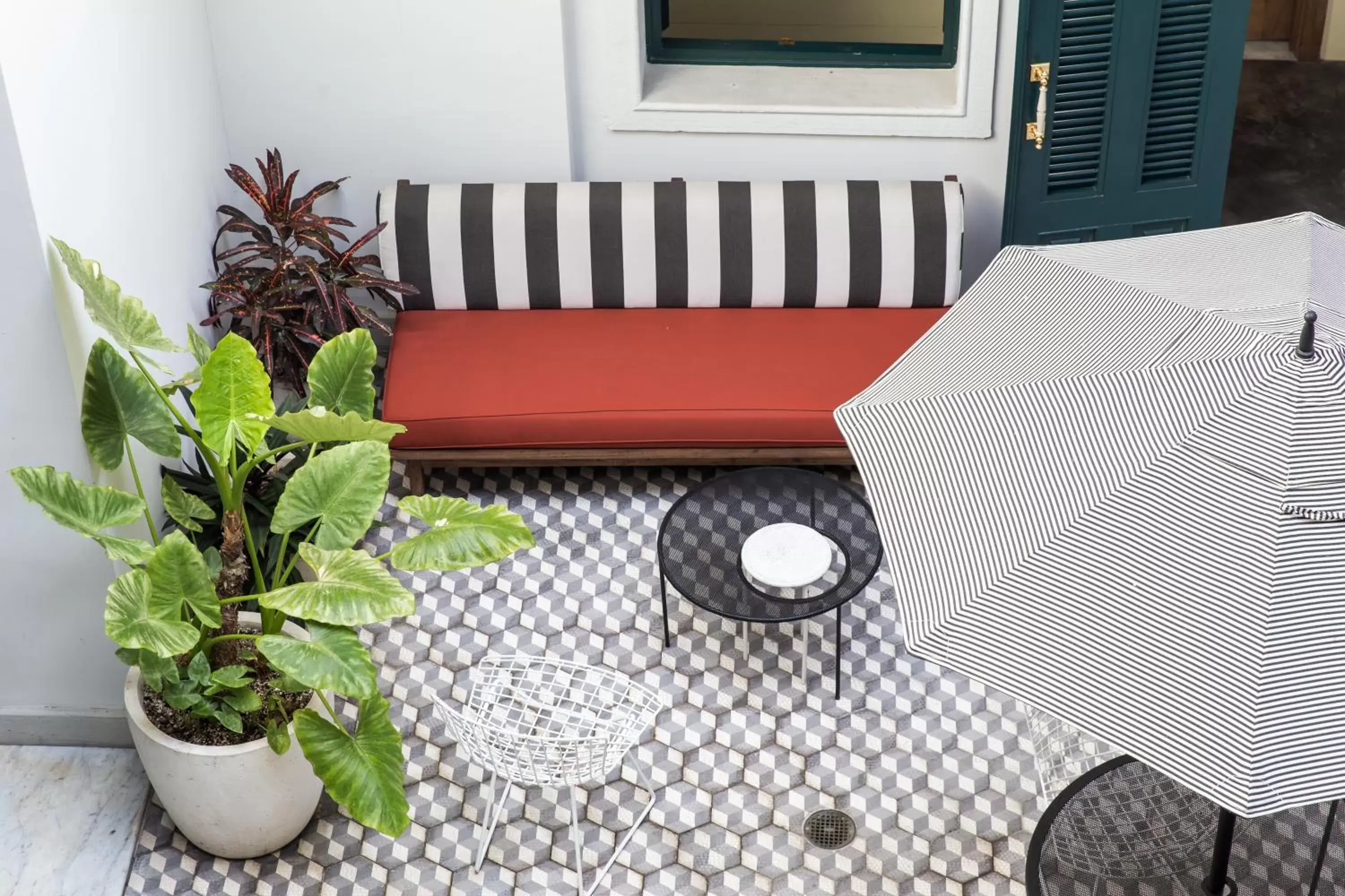 Patio, Seating Area in American Trade Hotel