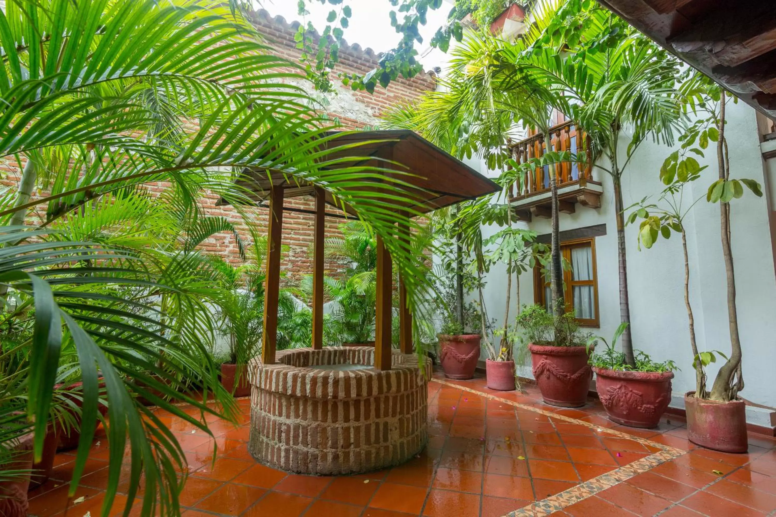 Patio in Hotel Don Pedro De Heredia