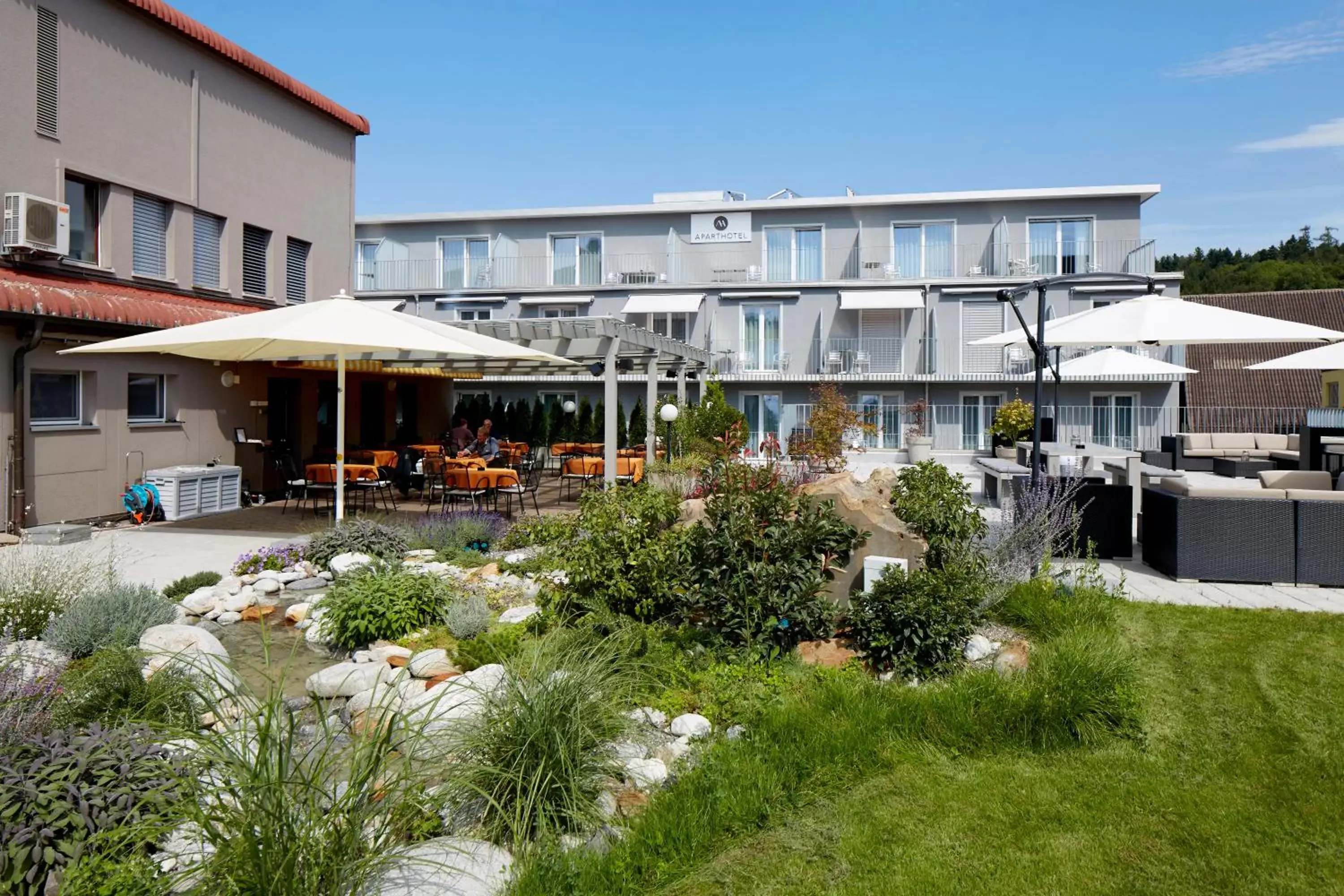 Restaurant/places to eat, Property Building in Aparthotel Baden
