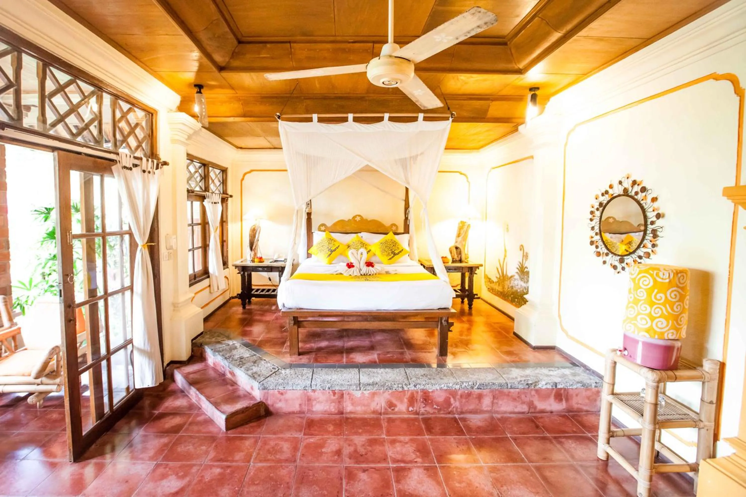 Photo of the whole room, Bed in Swasti Eco Cottages