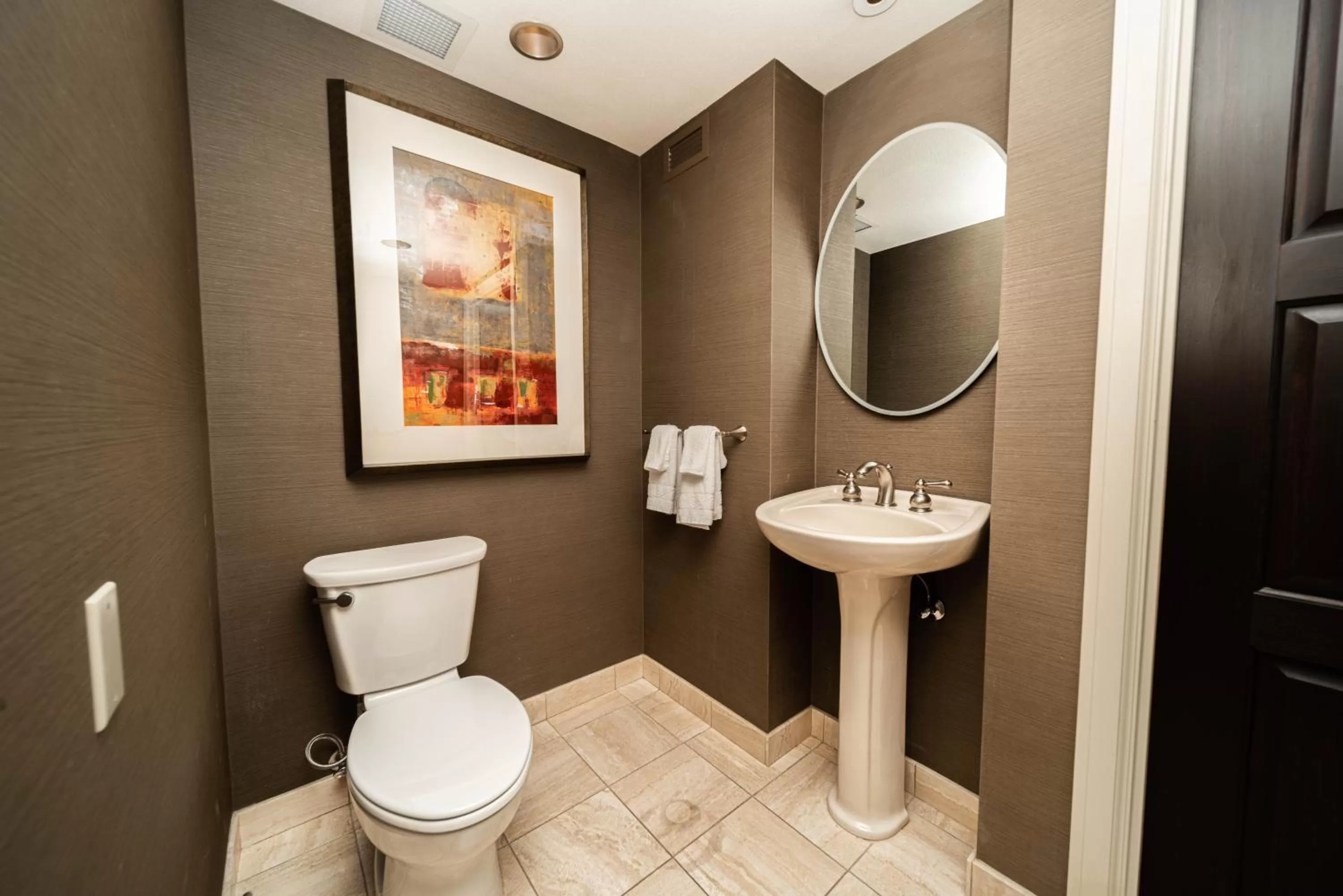Bathroom in Reno Suites