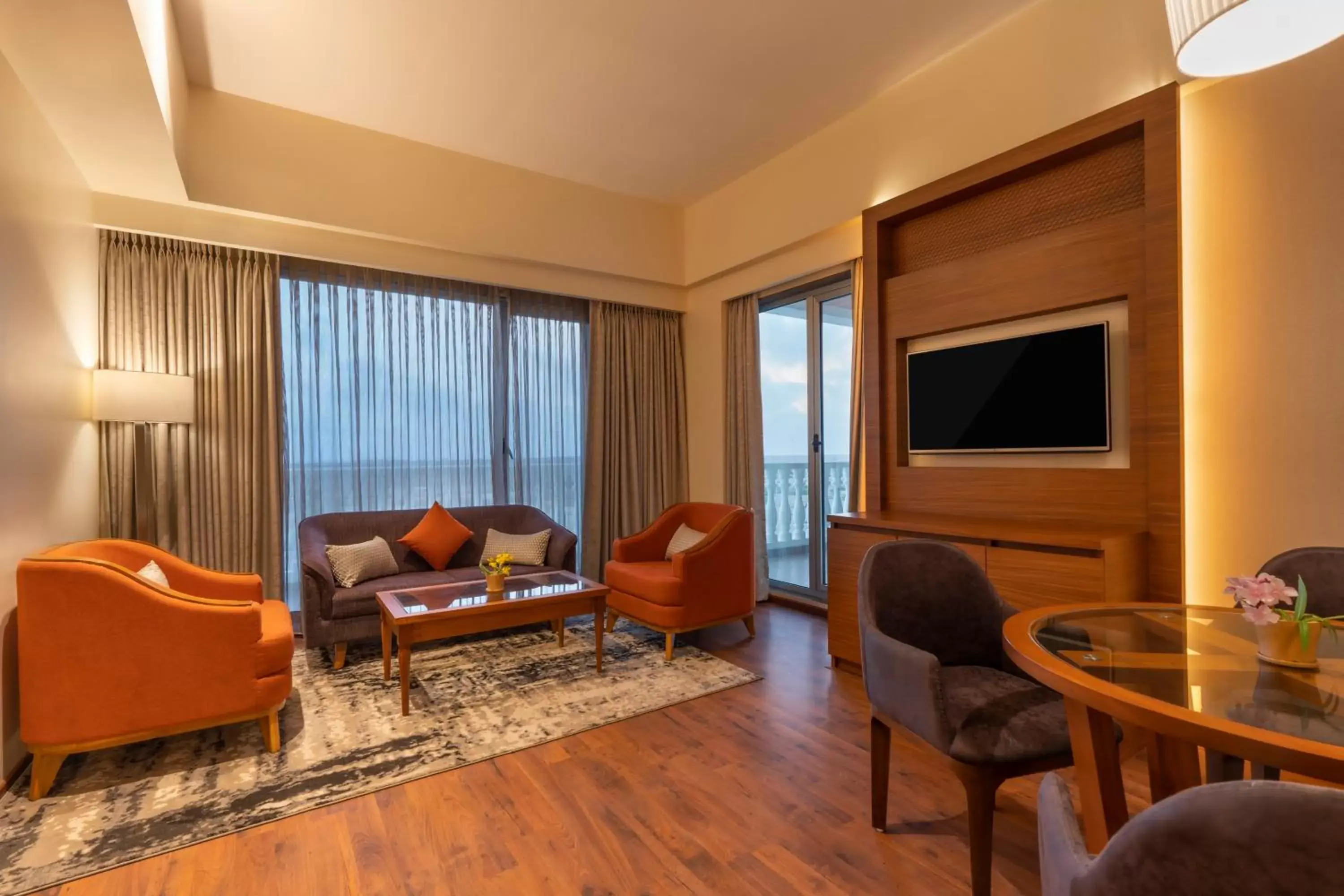 Living room, Seating Area in The Fern Sattva Resort, Dwarka