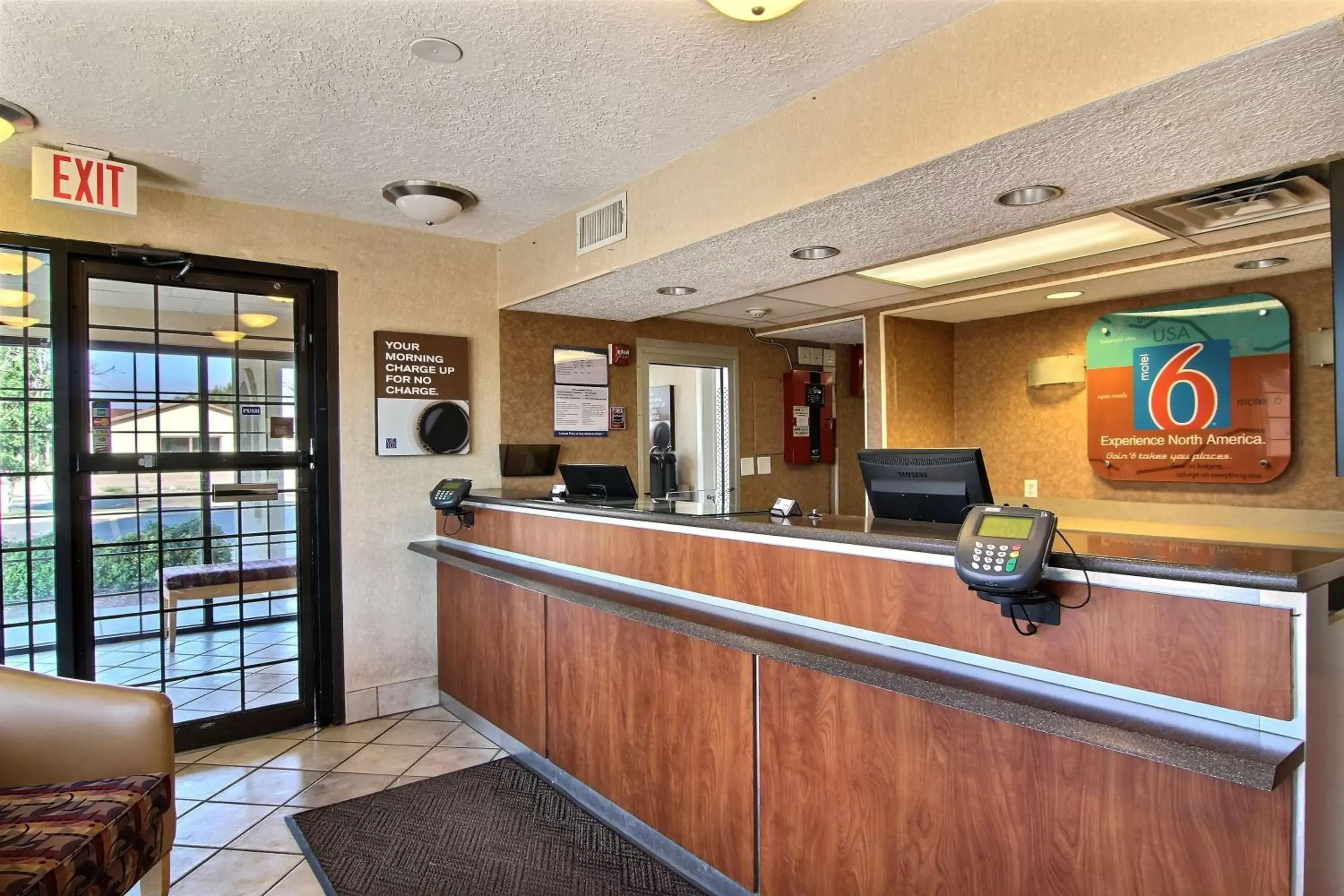 Lobby or reception, Lobby/Reception in Motel 6-Amarillo, TX - Airport