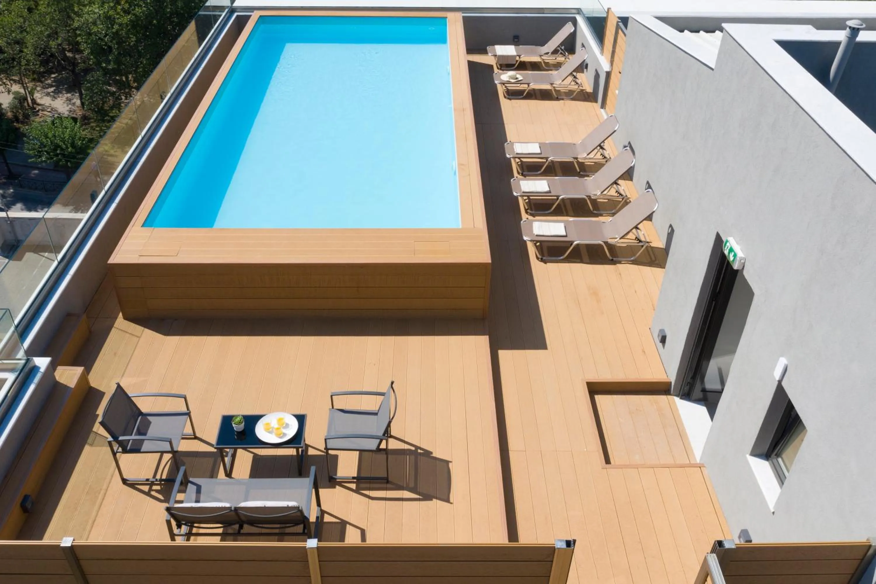 Pool view in Athens Panorama Project