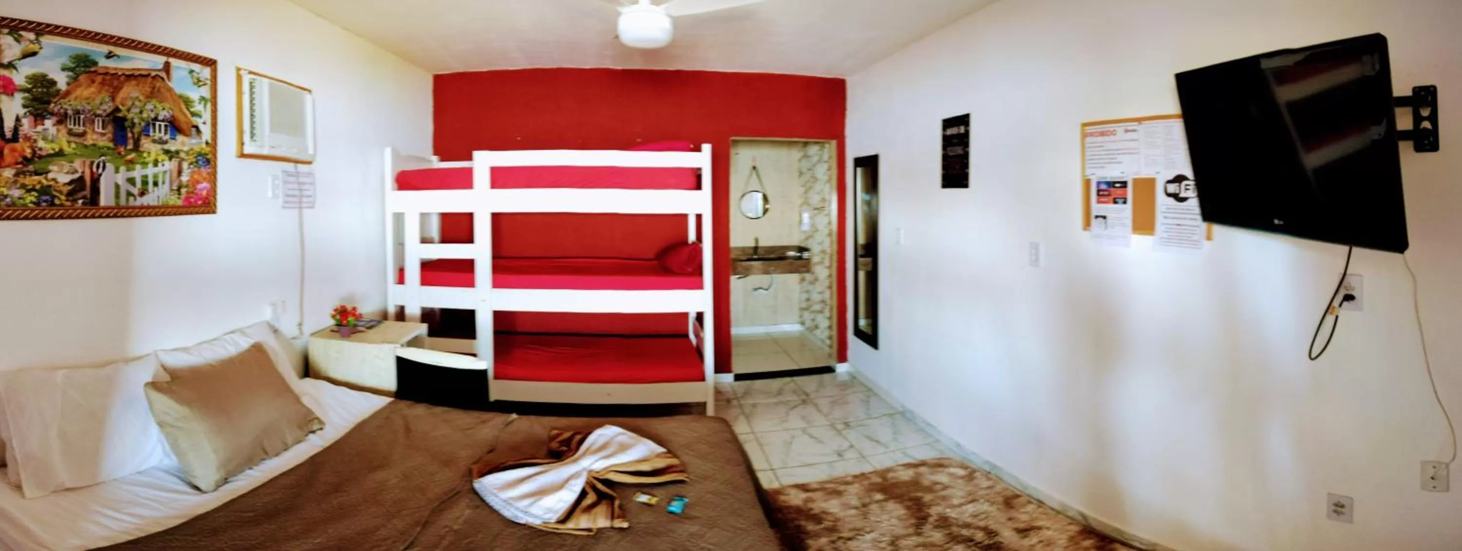 Bedroom, Bed in Pousada Bela Vista Maricá