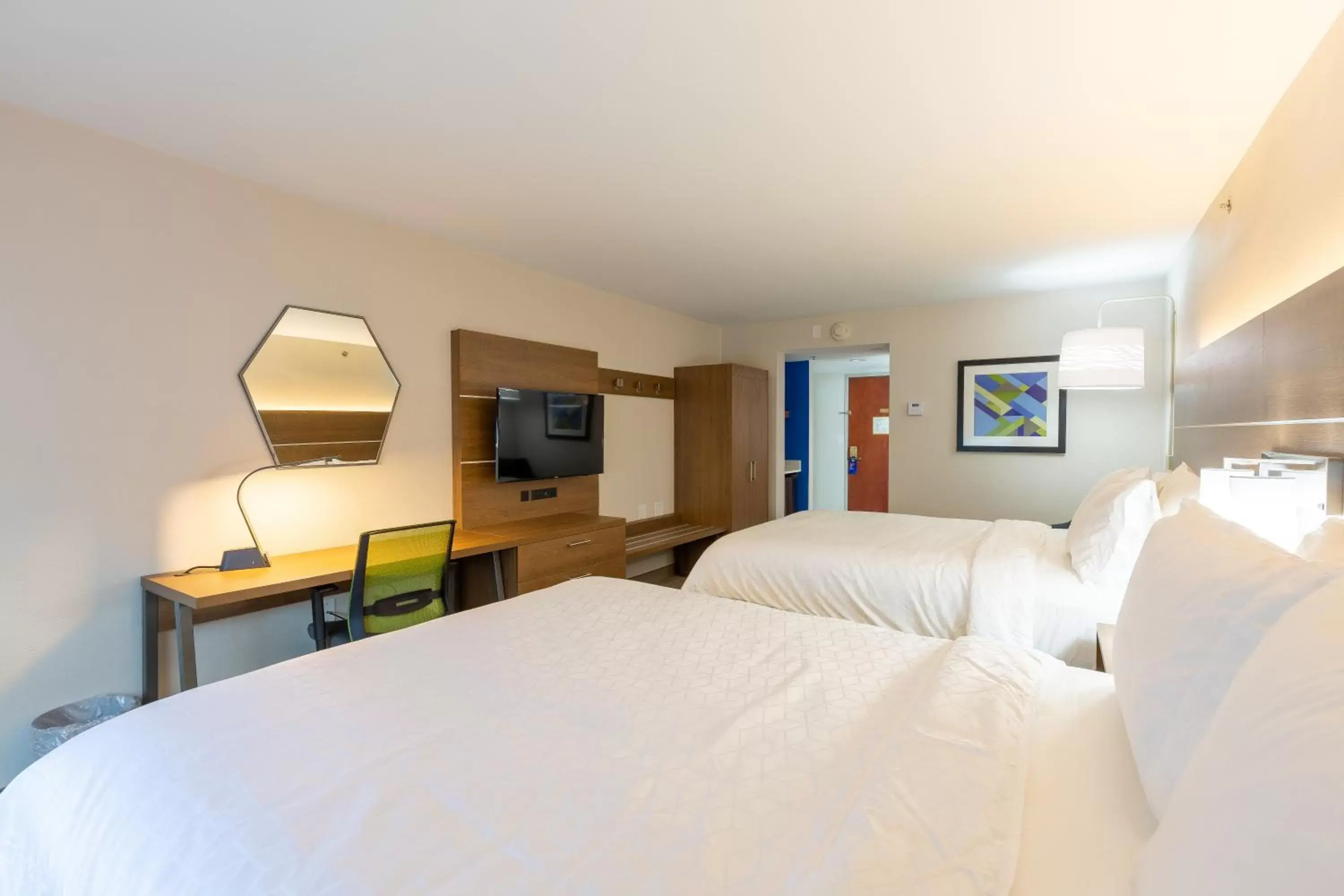 Bed in Holiday Inn Express & Suites Arlington North – Stadium Area, an IHG Hotel