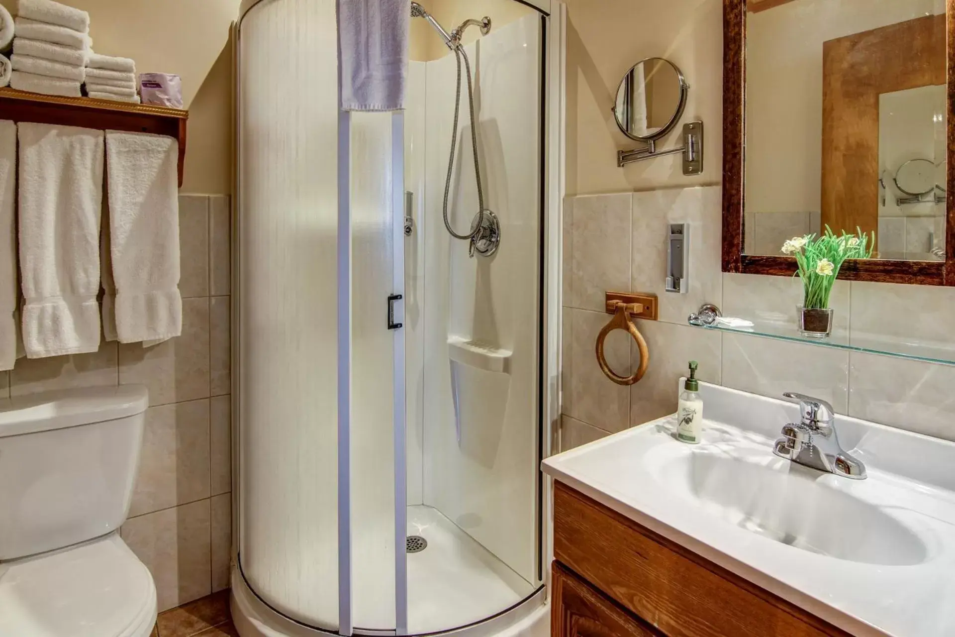 Bathroom in Auberge Presbytere Mont Lac-Vert