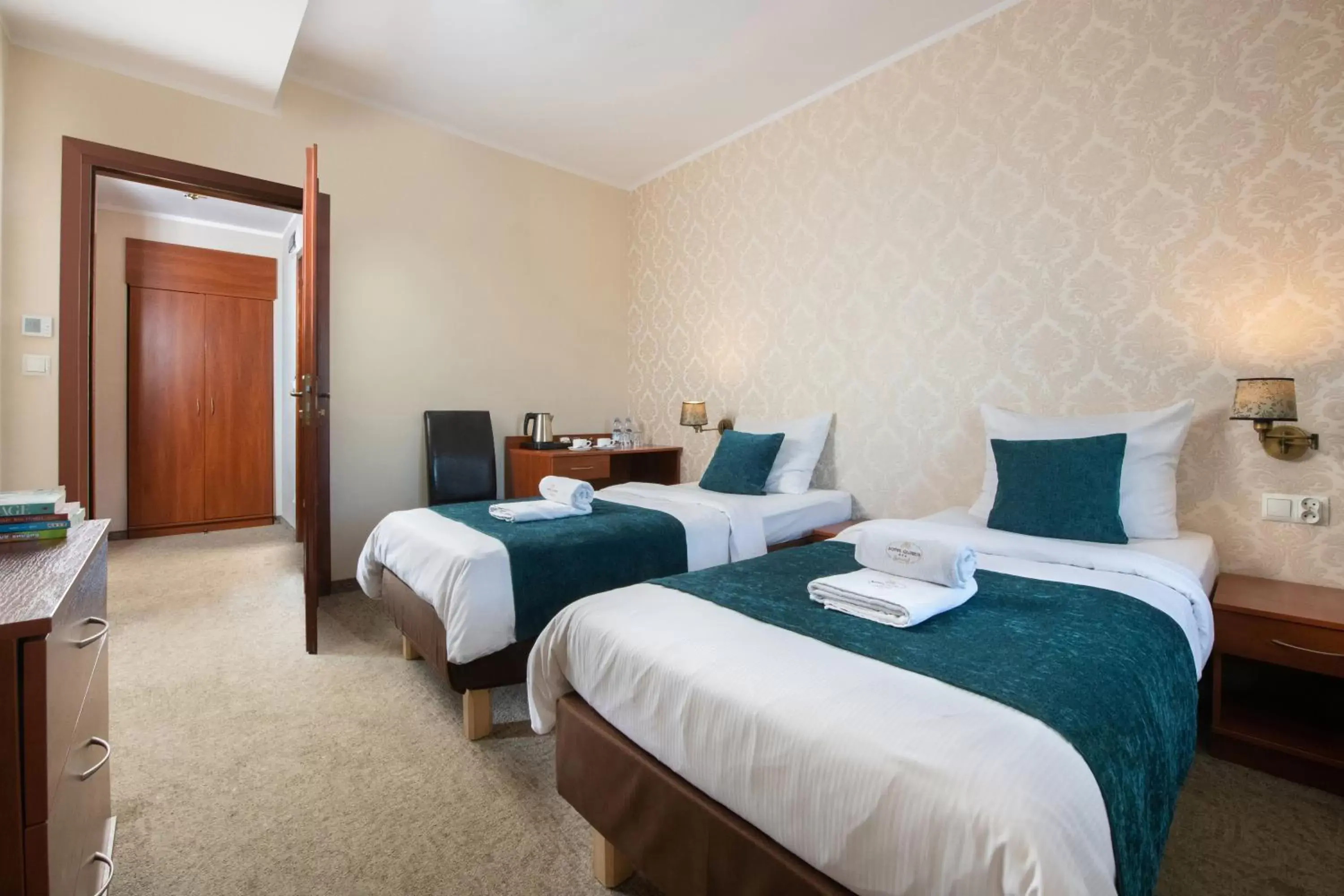 Bed in Aparthotel Globus Self-Check in Bed in Aparthotel Globus Self-Check in