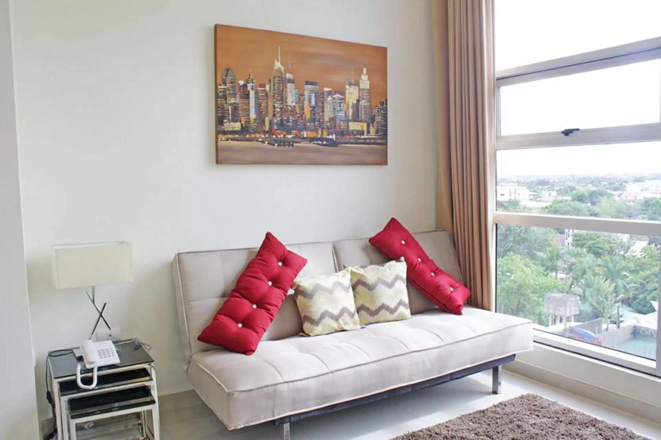 Seating area in Hamersons Hotel Cebu