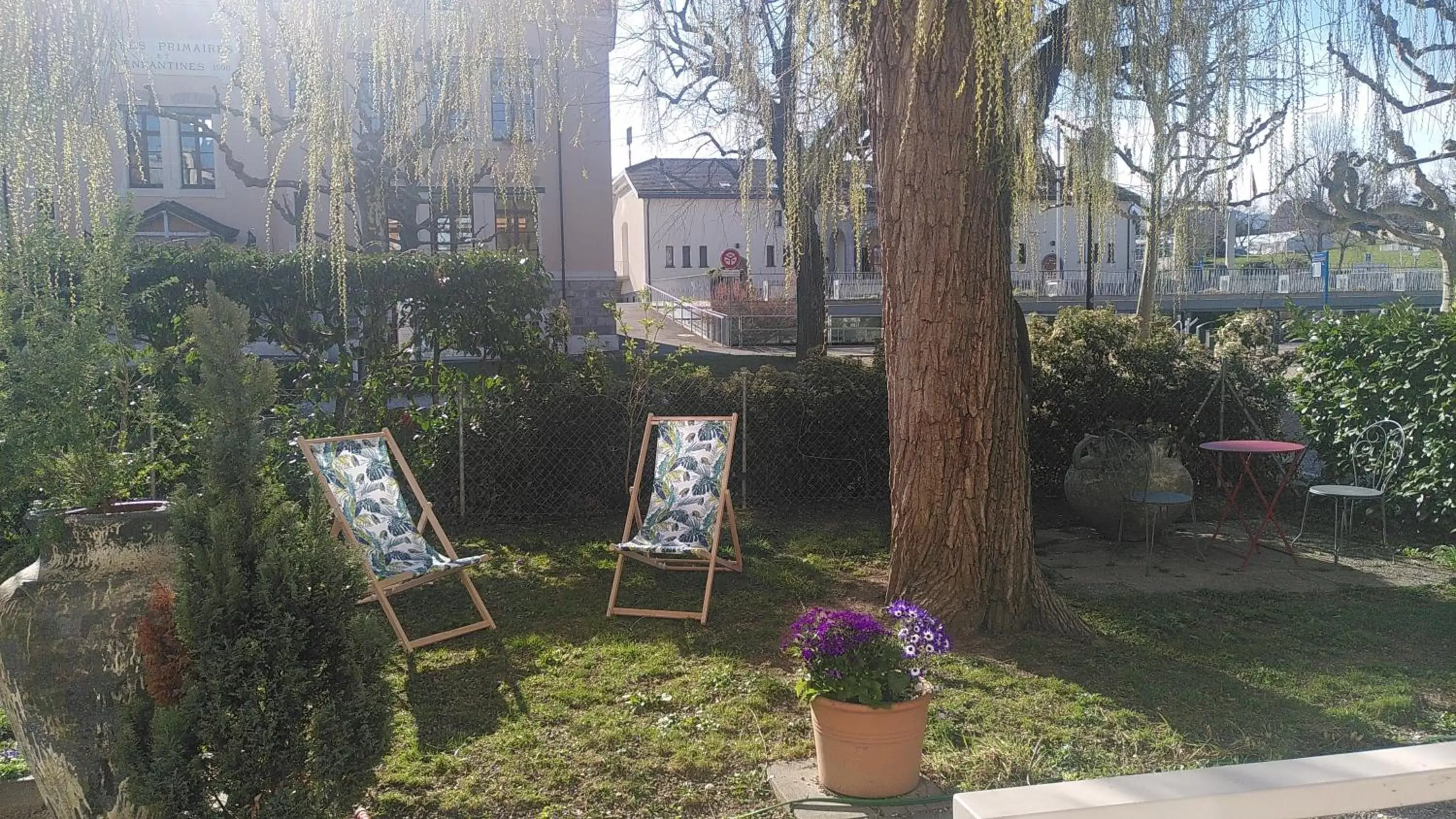 Garden in Hotel des Horlogers