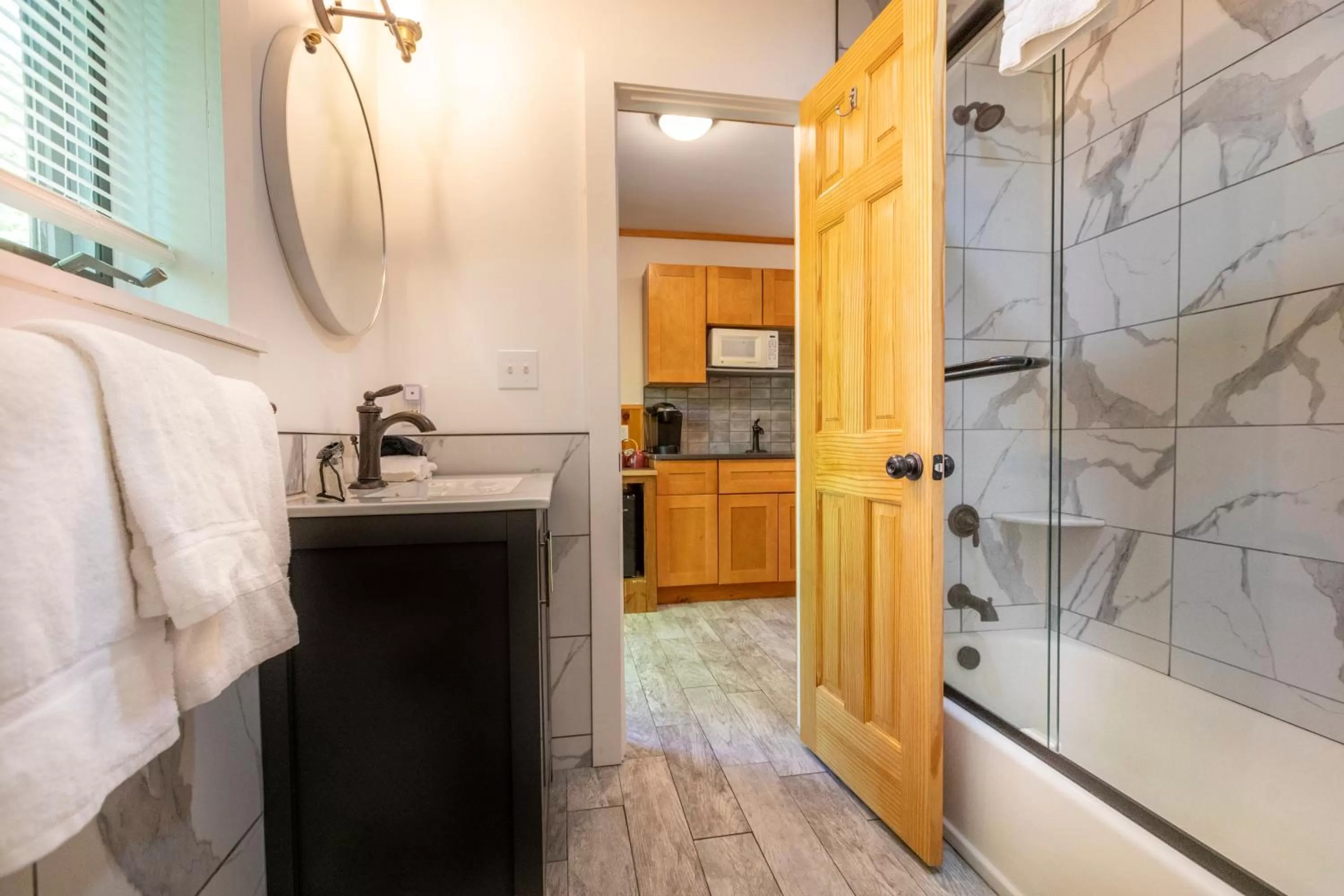 Bathroom in Garnet Hill Lodge