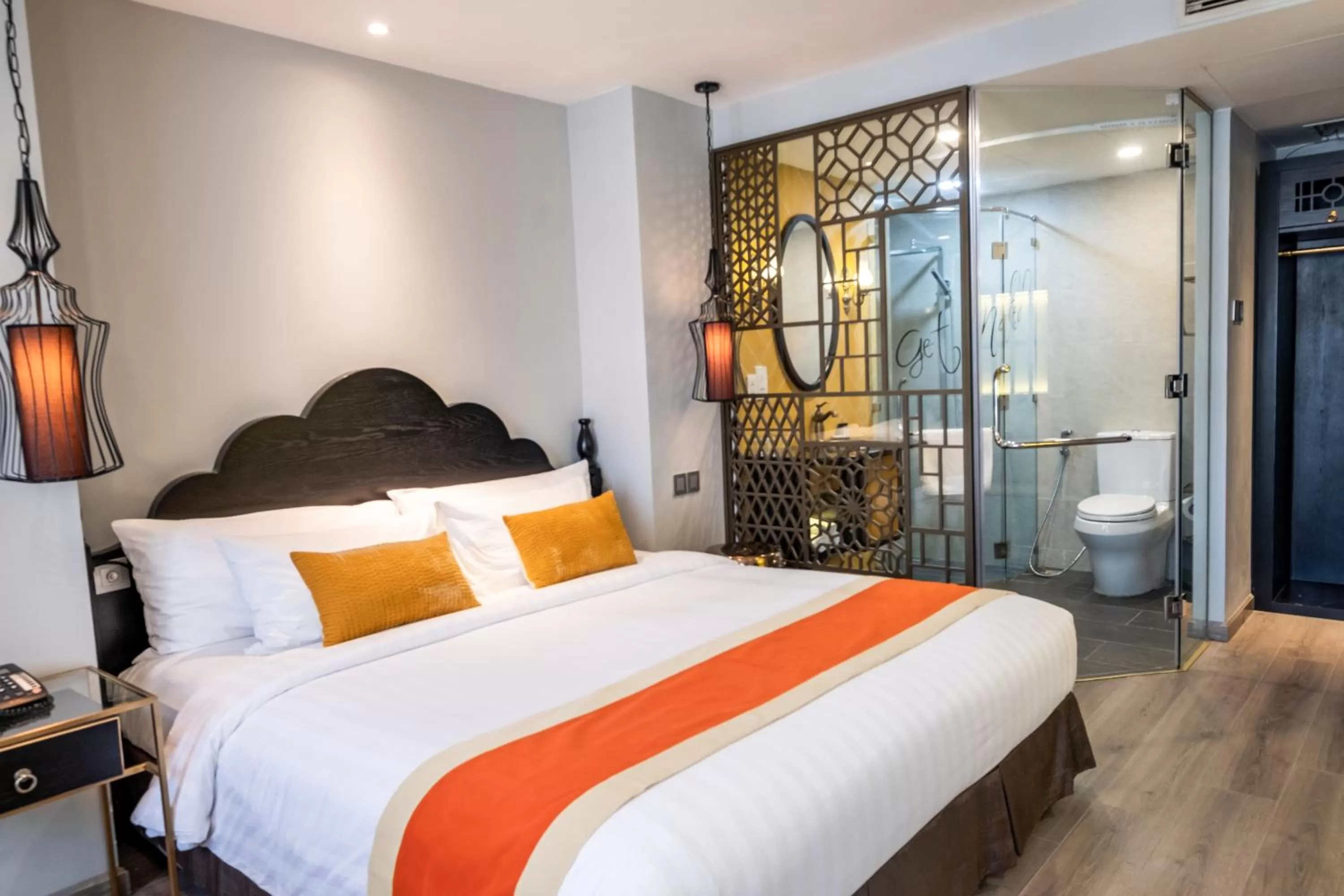 Photo of the whole room, Bed in Sanouva Saigon Hotel