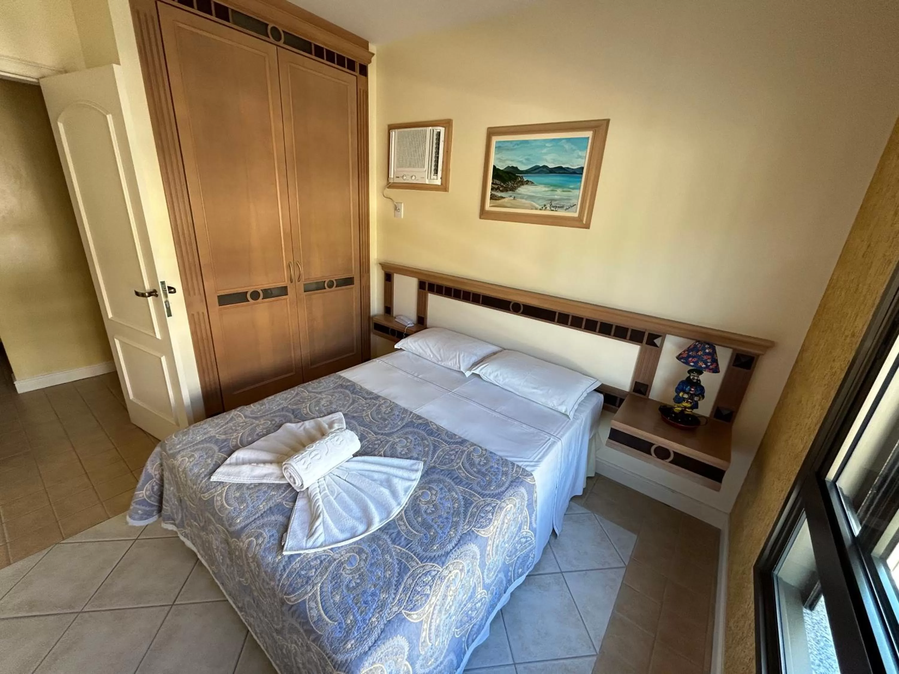 Bedroom, Bed in Golfinhos Apart Hotel