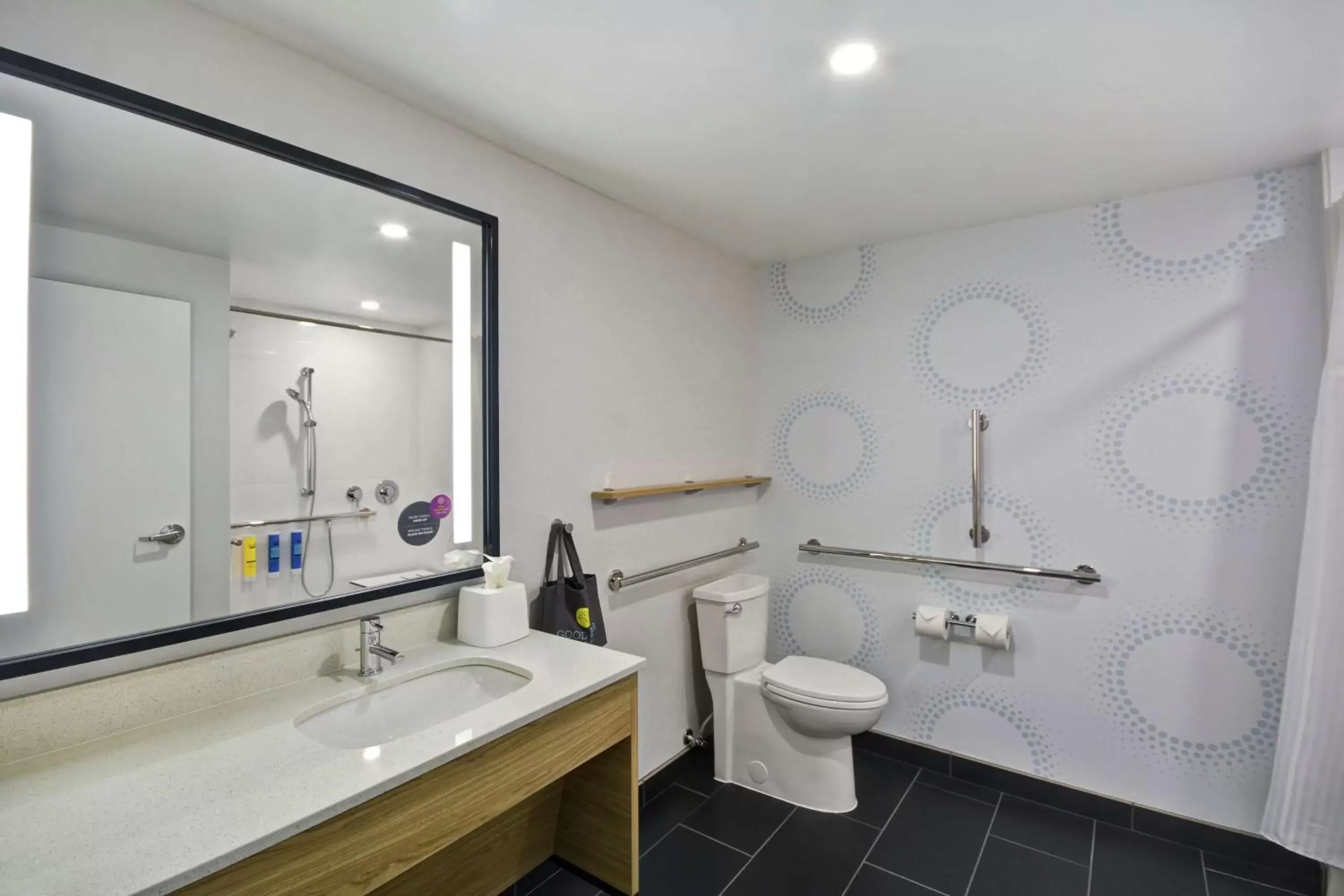 Bathroom in Tru By Hilton Beavercreek Dayton Bathroom in Tru By Hilton Beavercreek Dayton